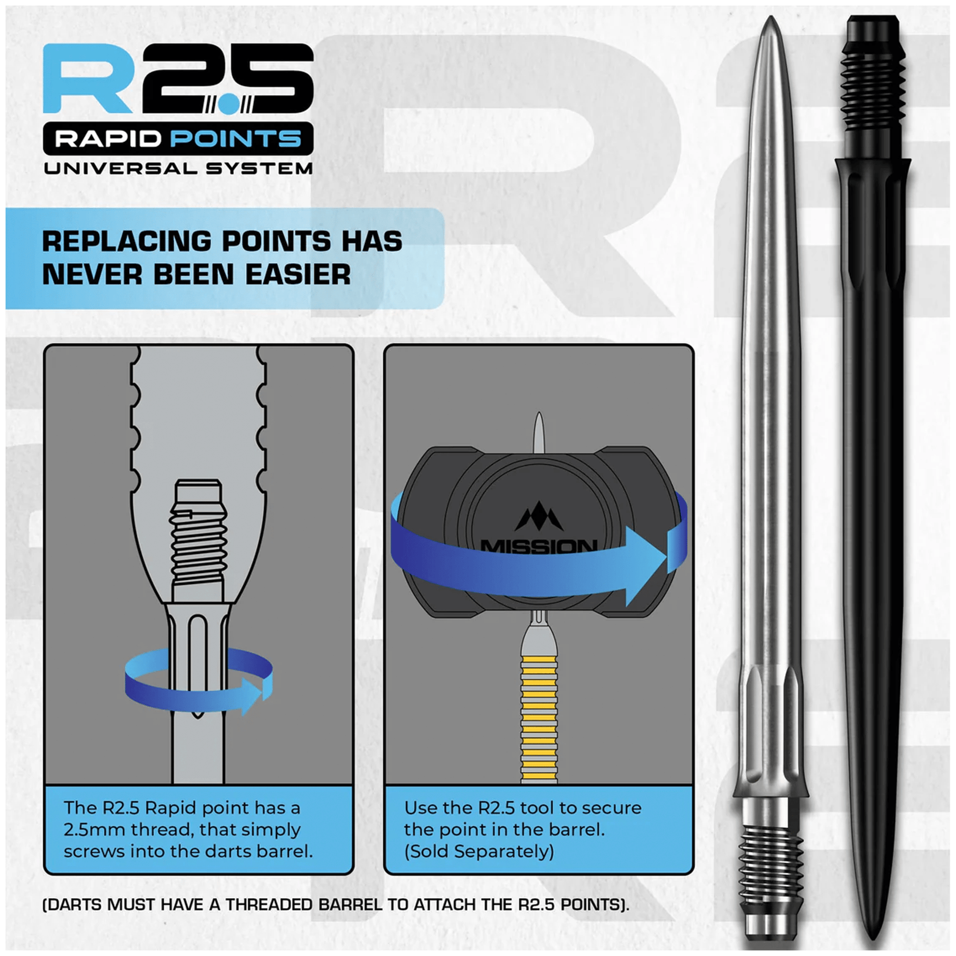 Mission SM1 - R2.5 Rapid Dart Points Dart Points