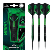 Mission Venom - 90% Tungsten Steel Tip Darts 23 Grams Darts