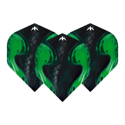 Mission Venom Solo - Dart Flights No. 2 / Black & Green Dart Flights
