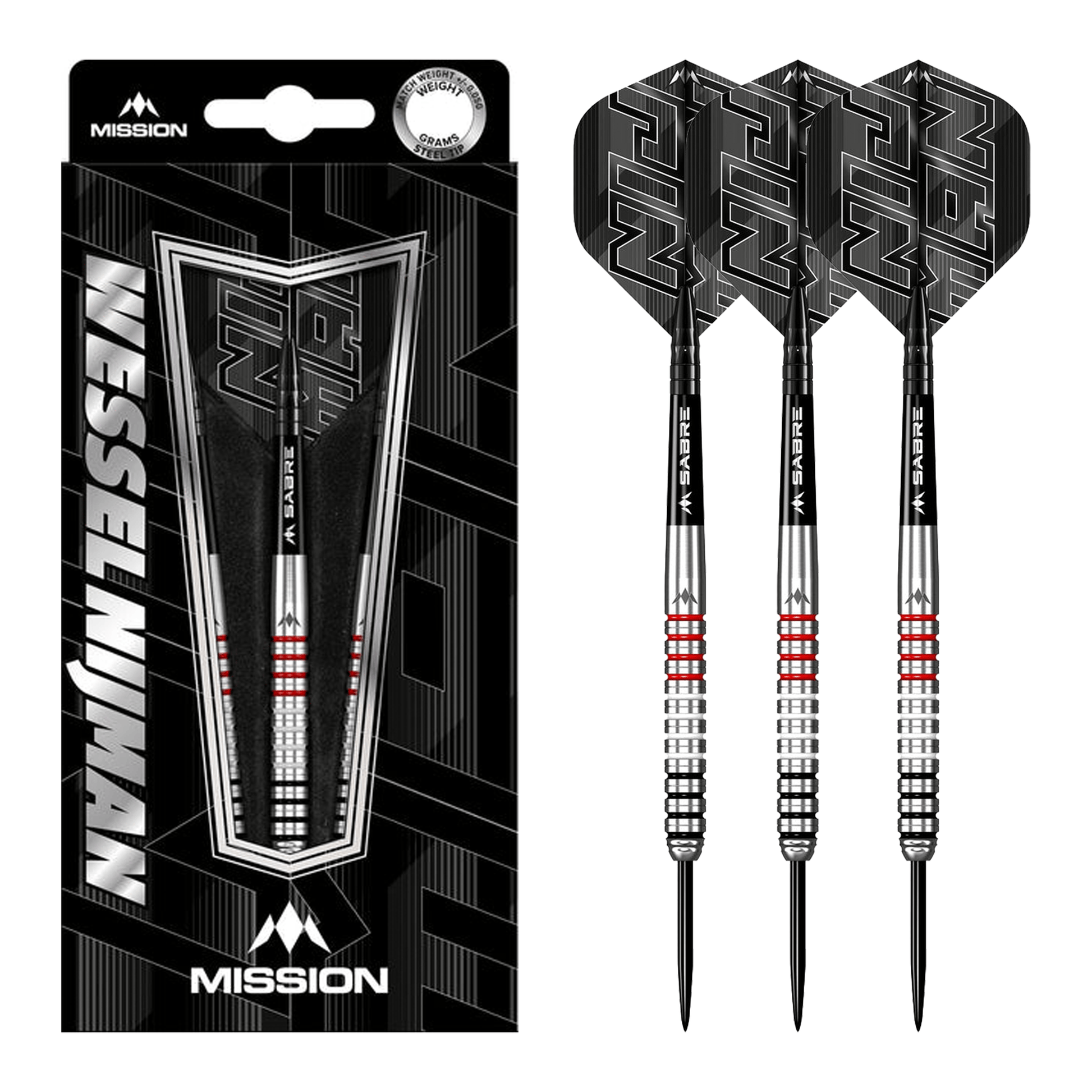 Mission Wessel Nijman - 95% Tungsten Steel Tip Darts 23 Grams Darts