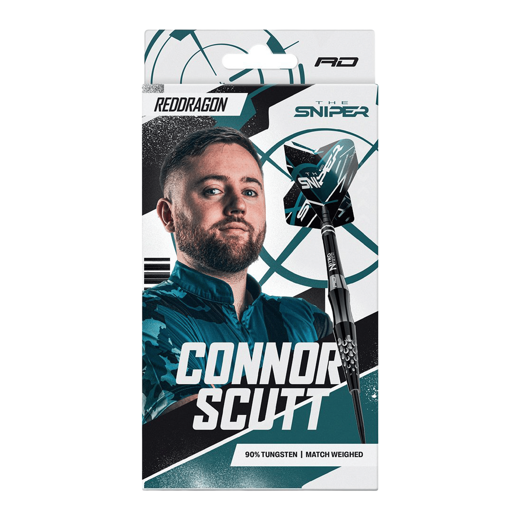 Red Dragon Connor Scutt - 90% Tungsten Steel Tip Darts 22 Grams Darts