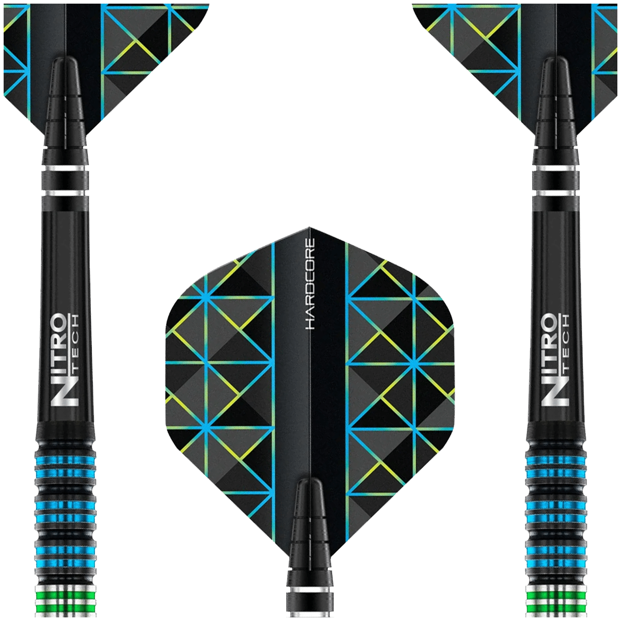 Red Dragon Dragonfly 95 Black Parallel - 95% Tungsten Steel Tip Darts Darts