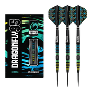 Red Dragon Dragonfly 95 Black Tapered - 95% Tungsten Steel Tip Darts 23 Grams Darts