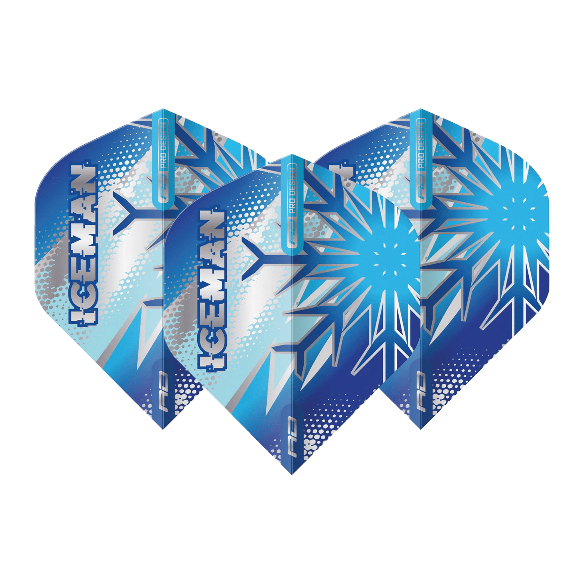 Red Dragon Gerwyn Price Blue Flake - Hardcore Dart Flights Standard / Blue Flights & Shafts