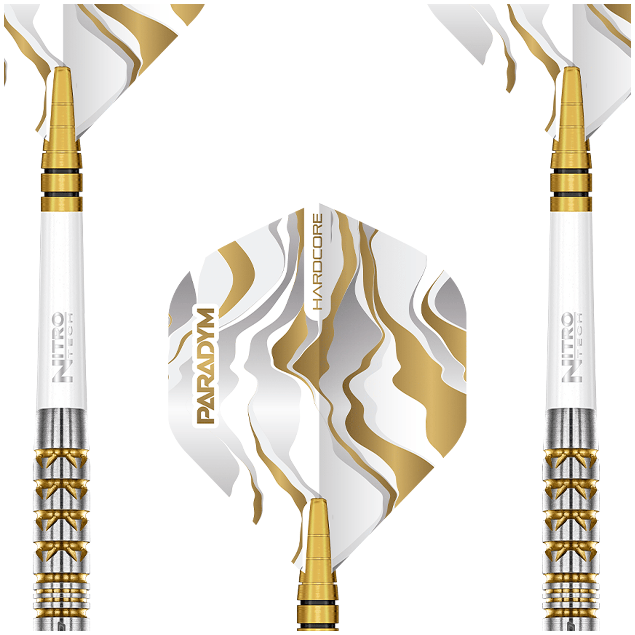 Red Dragon Paradym Gold Parallel - 90% Tungsten Steel Tip Darts Darts