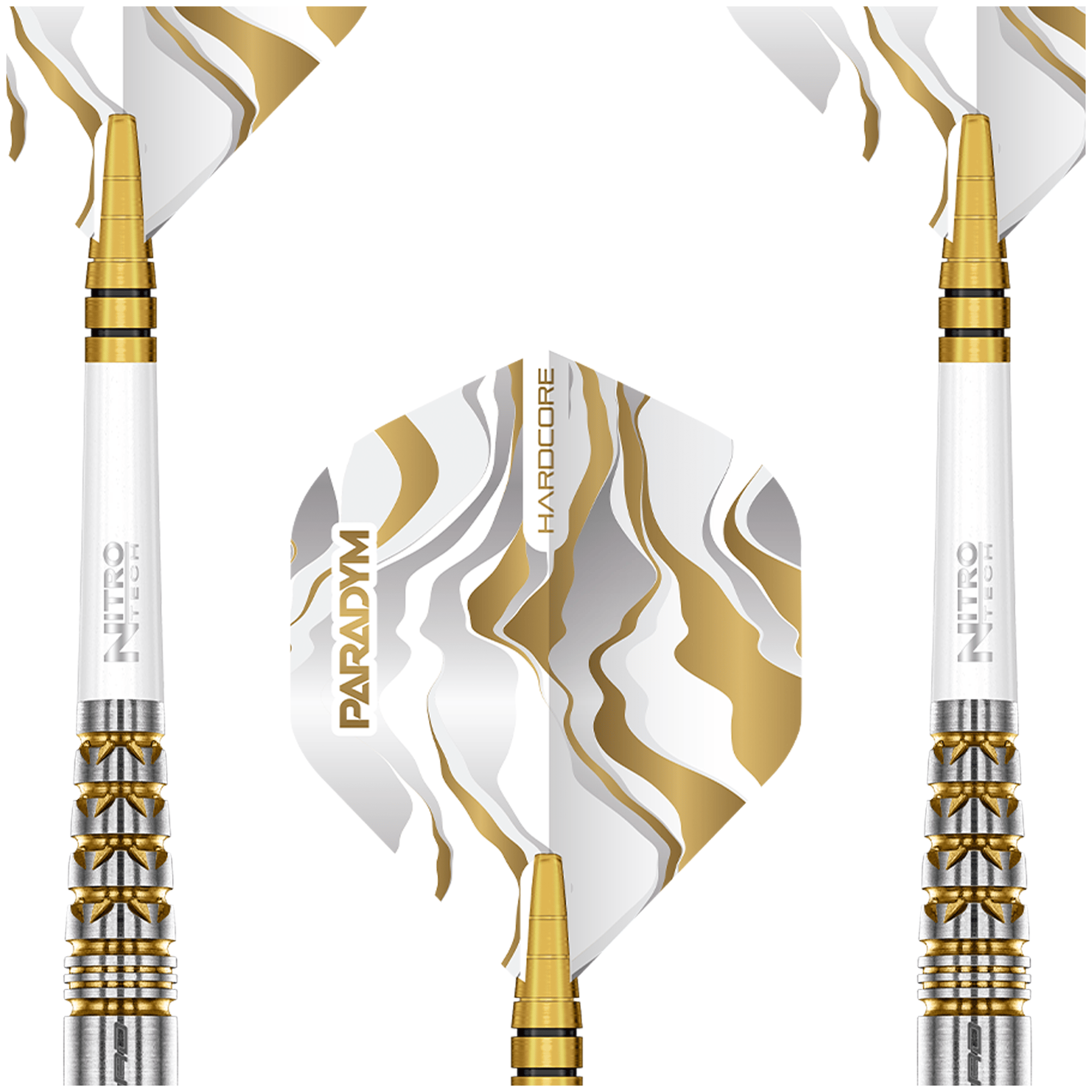Red Dragon Paradym Gold Torpedo - 90% Tungsten Steel Tip Darts Darts