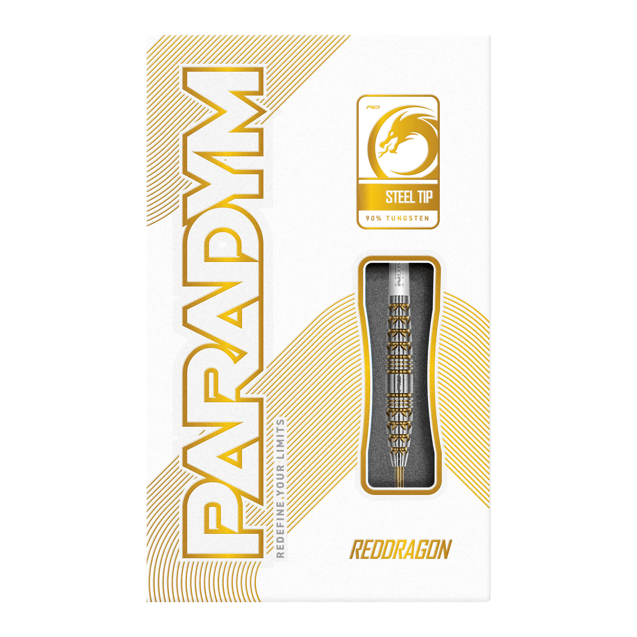 Red Dragon Paradym Gold Torpedo - 90% Tungsten Steel Tip Darts Darts