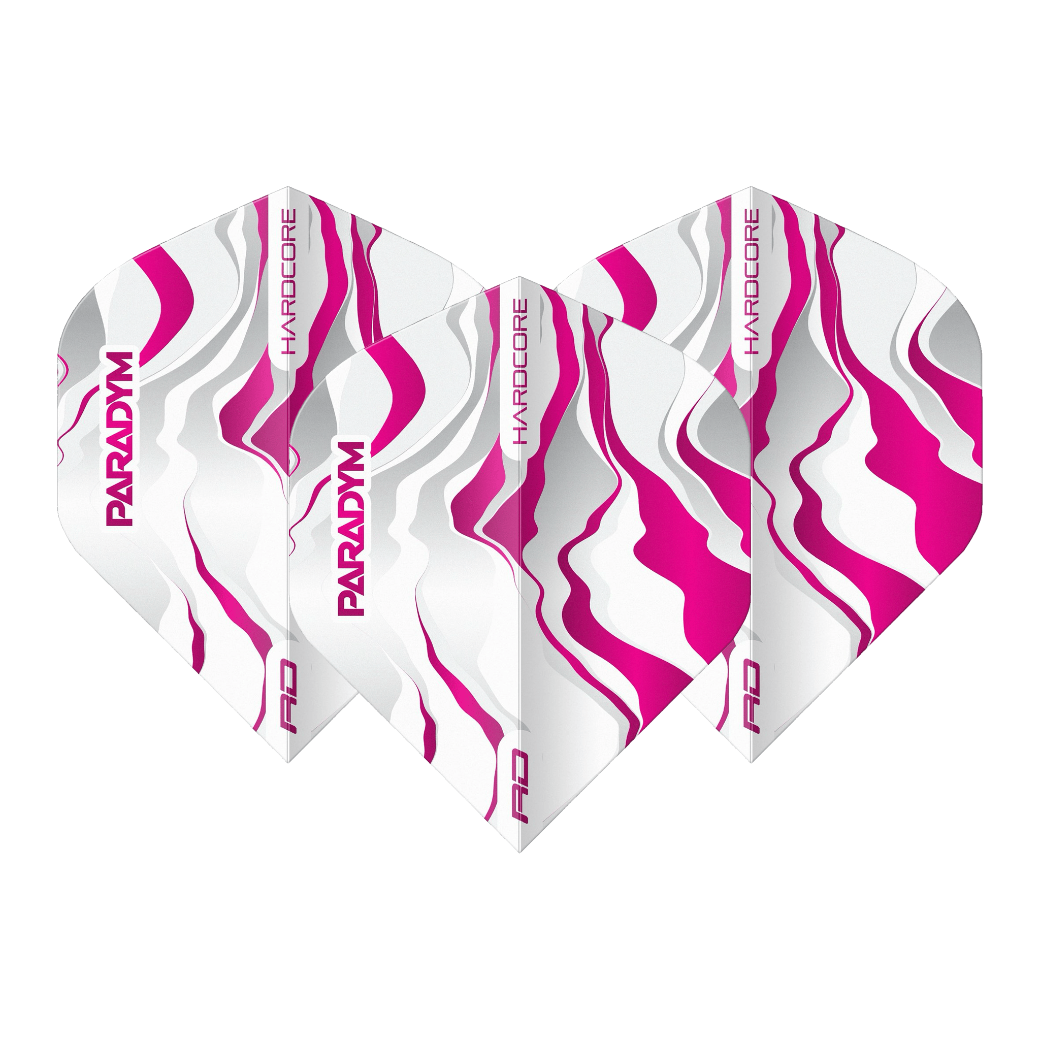 Red Dragon Paradym - Hardcore Dart Flights No. 2 / Pink Flights & Shafts