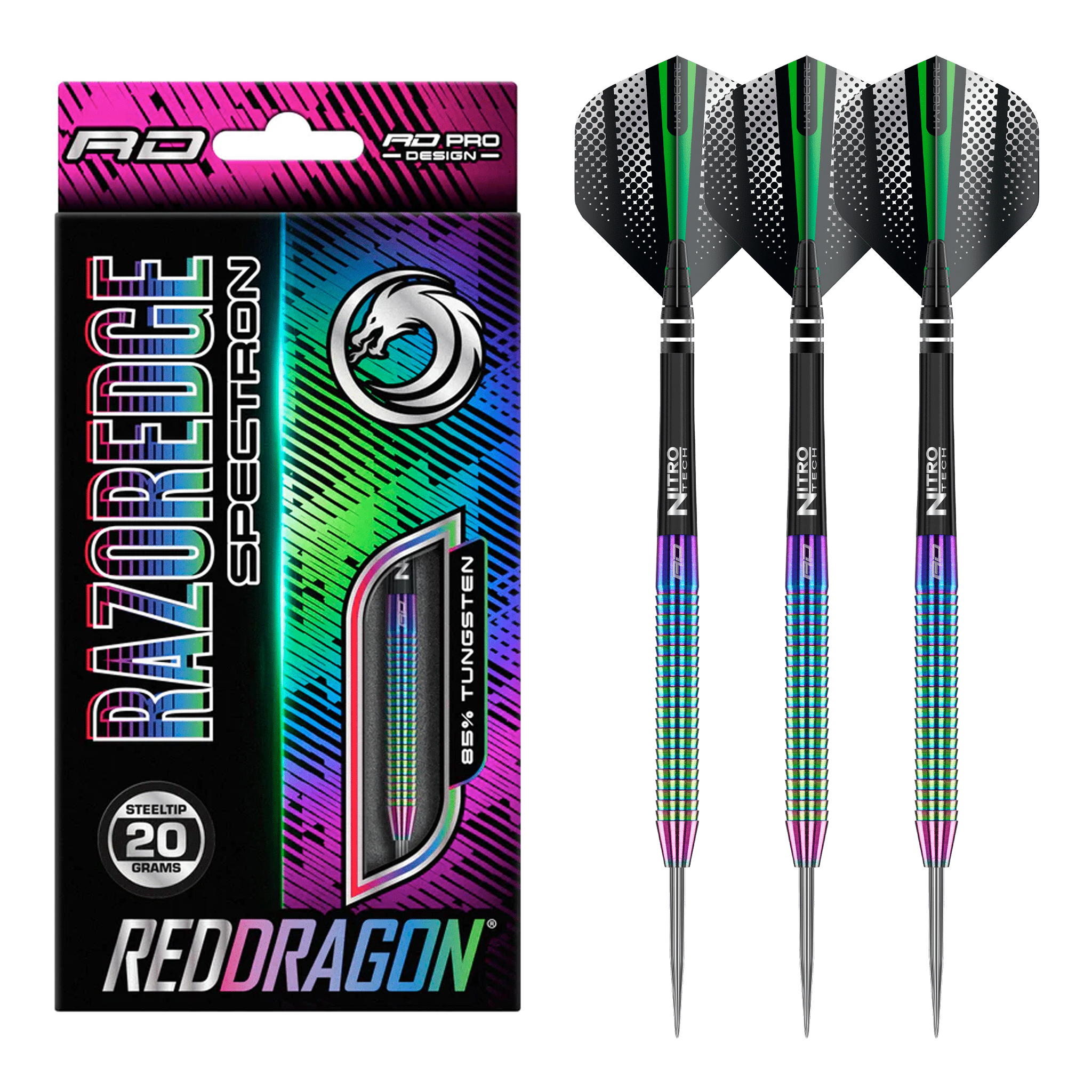 Red Dragon Razor Edge Spectron - 90% Tungsten Steel Tip Darts Darts