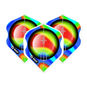Shot AI Mimic - Moulded Dart Flights L-Style / Rainbow Flights
