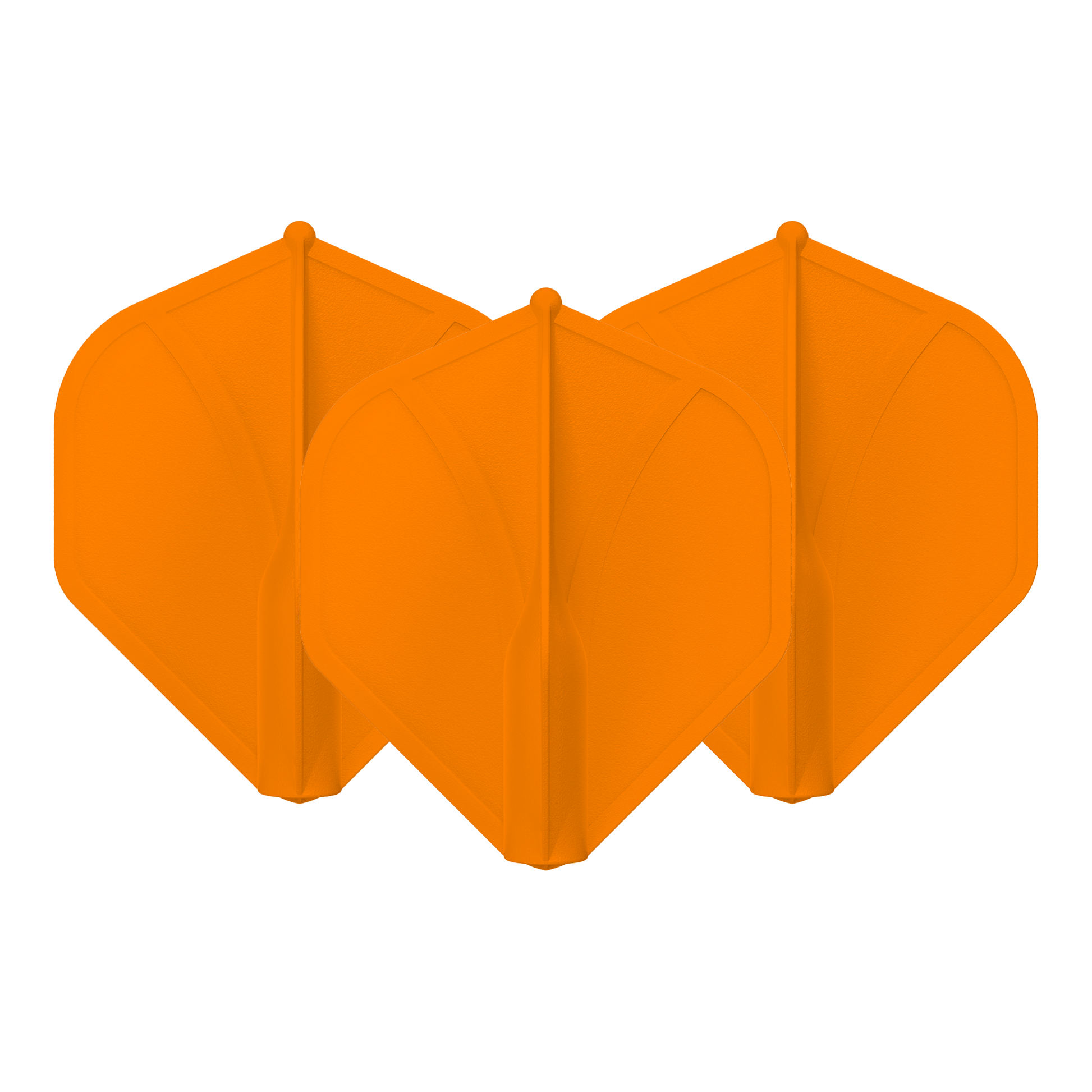 Shot Airfoil - Moulded Dart Flights Standard / Orange Flights & Shafts