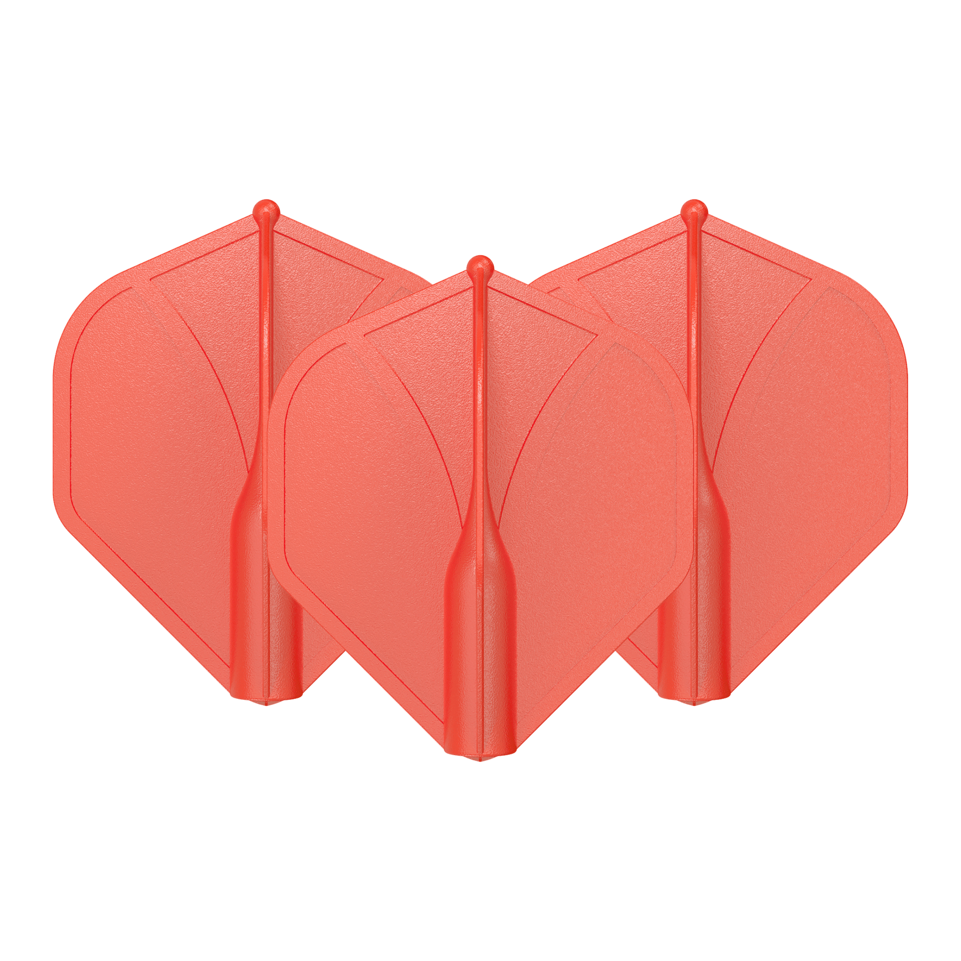 Shot Airfoil - Moulded Dart Flights Standard / Red Flights & Shafts