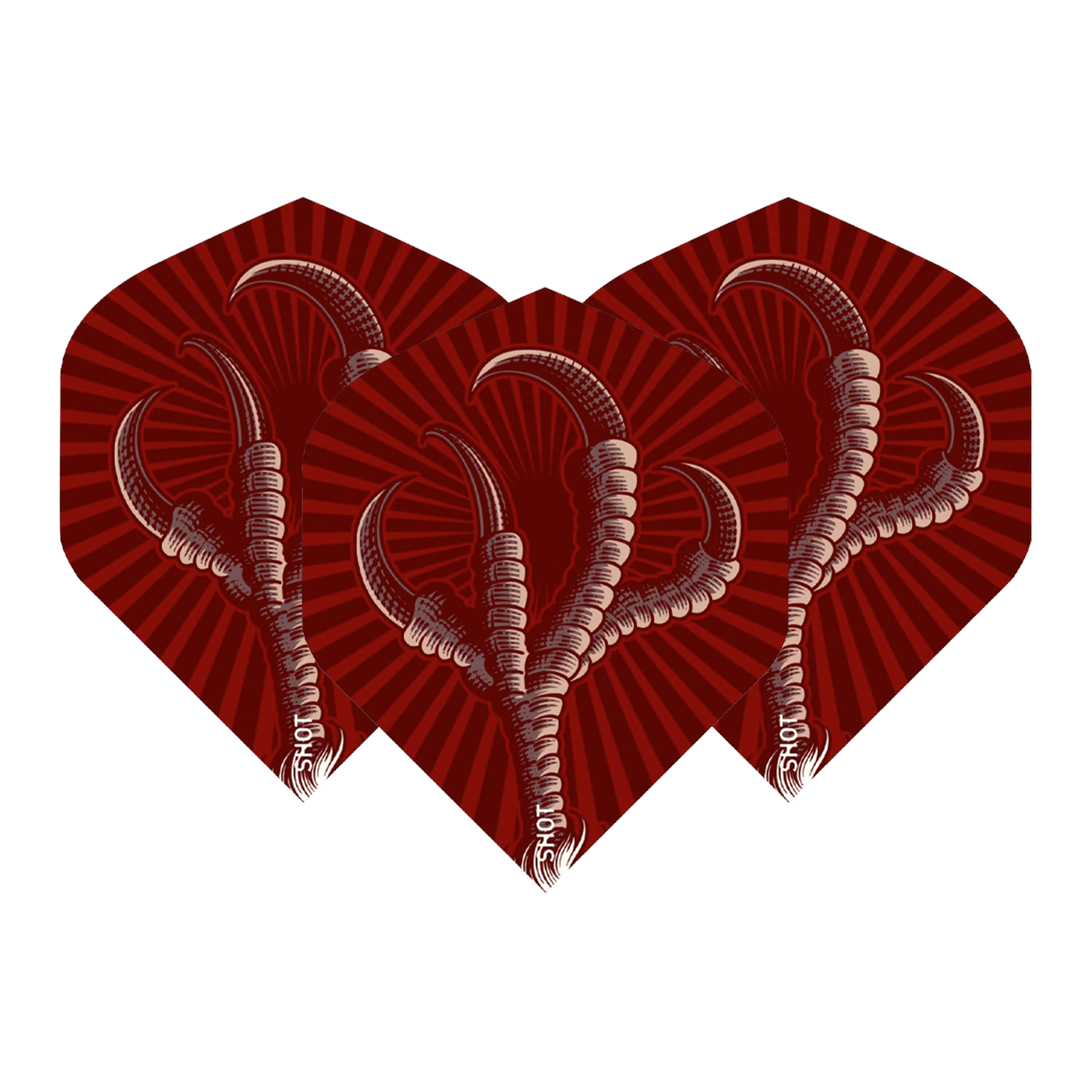Shot Birds of Prey - Dart Flights Small Standard / Osprey Flights & Shafts