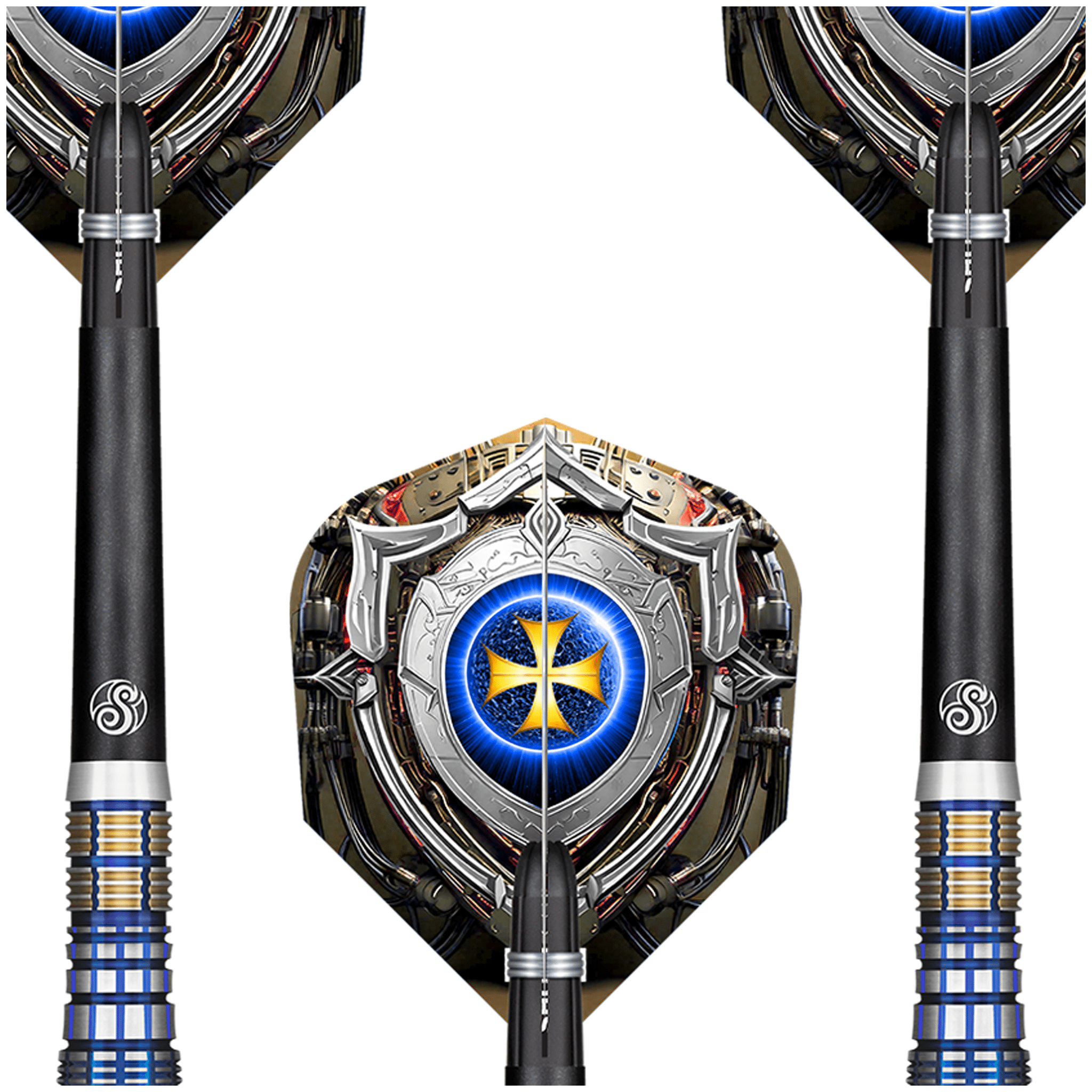 Shot Future Knights Darkstar - 90% Tungsten Steel Tip Darts Darts