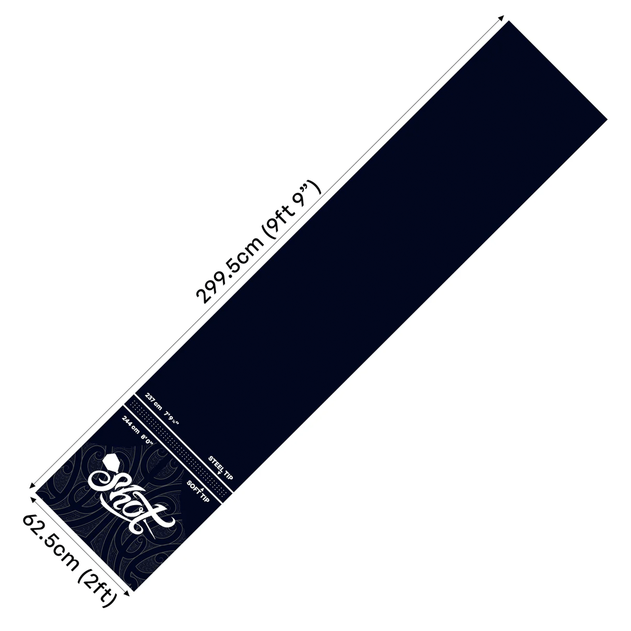 Shot Heavy Duty Rubber Dart Mat Boards