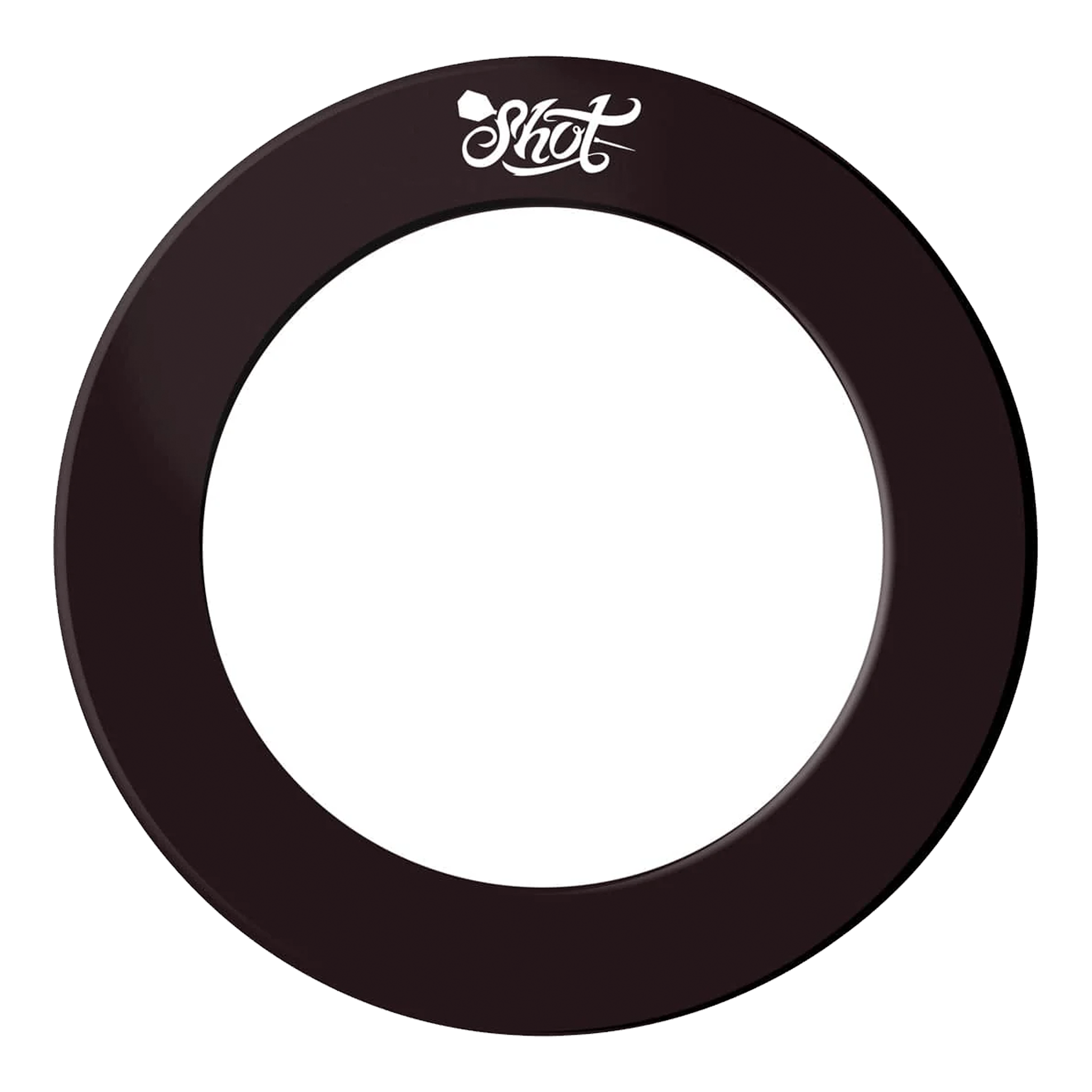 Shot One Piece Dartboard Surround Black Boards