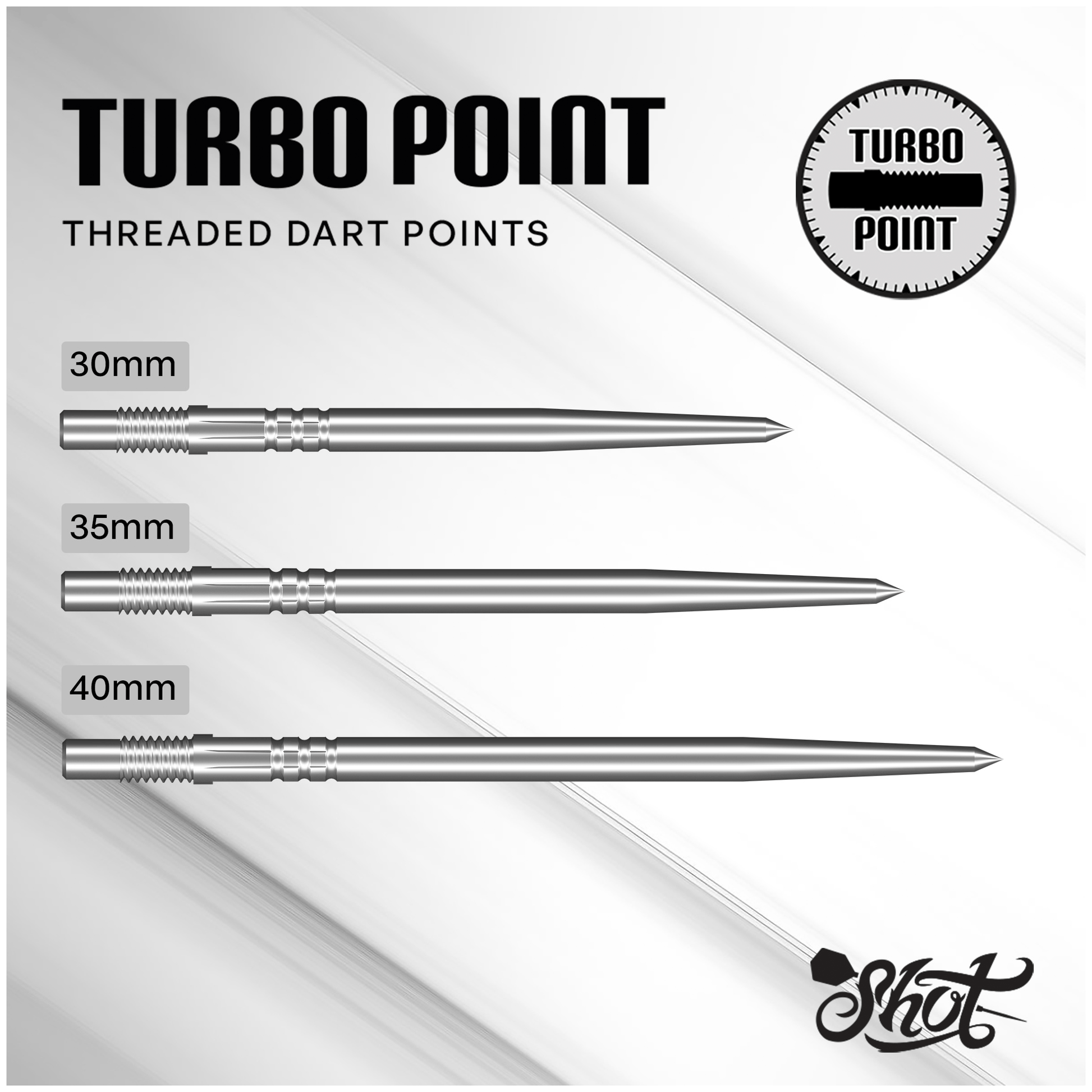 Shot Plain - Turbo Dart Points Dart Points