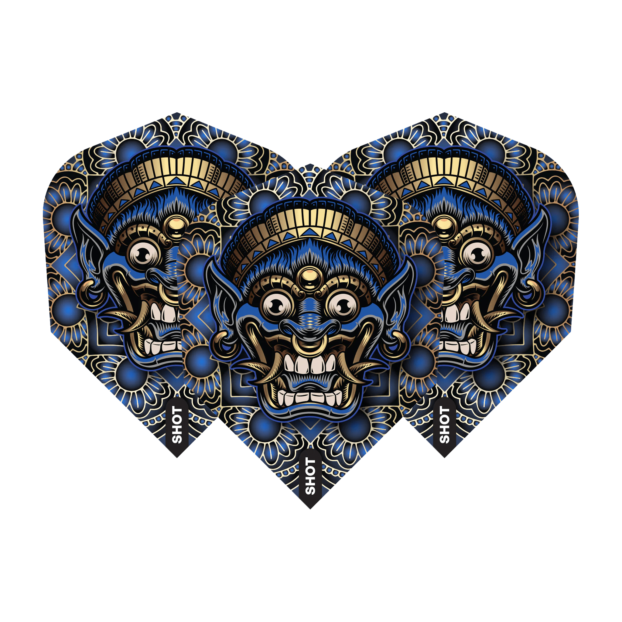 Shot Tribal Weapon - Dart Flights Small Standard / Java Flights & Shafts
