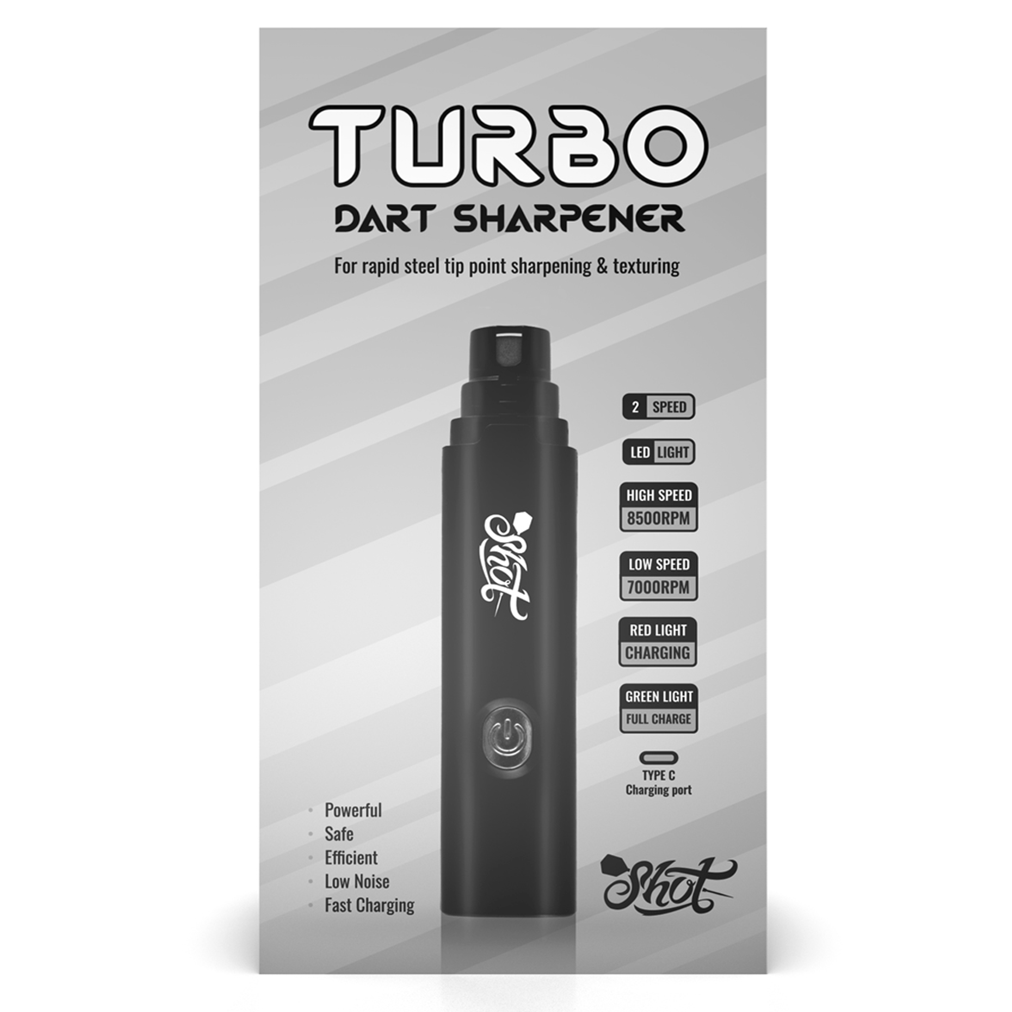 Shot Turbo - Motorised Dart Sharpener Accessories