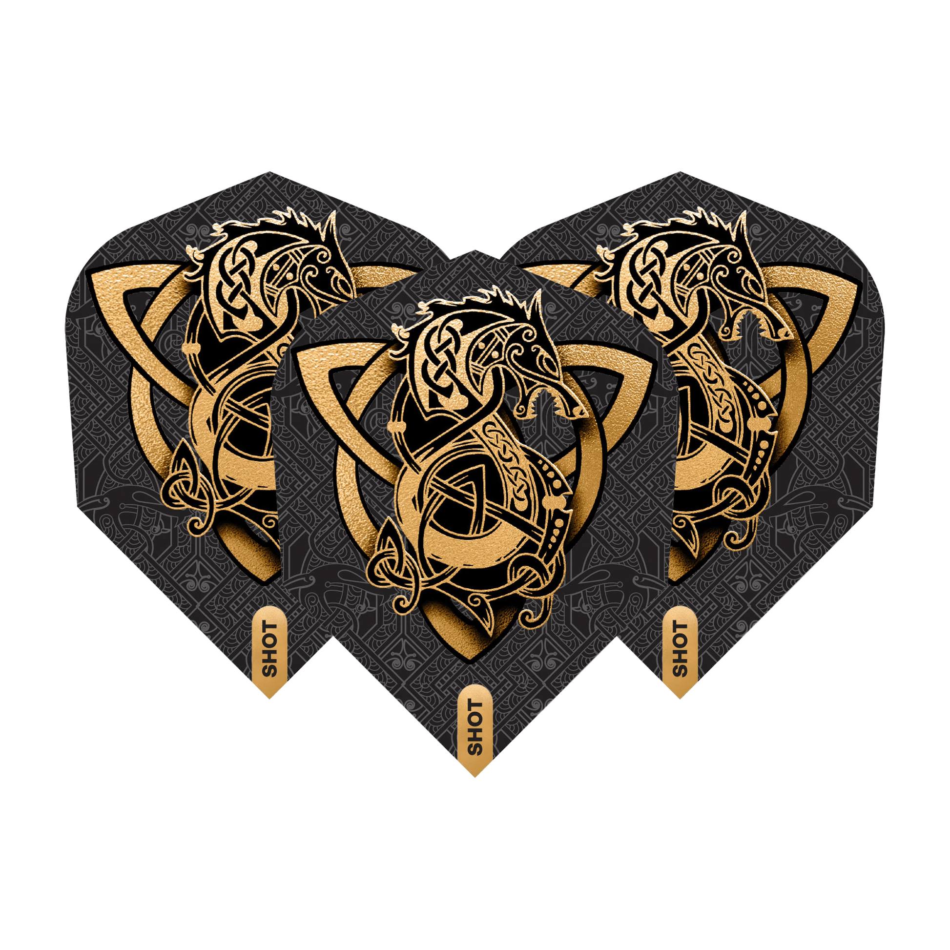 Shot Viking - Dart Flights Small Standard / Wolf Flights & Shafts