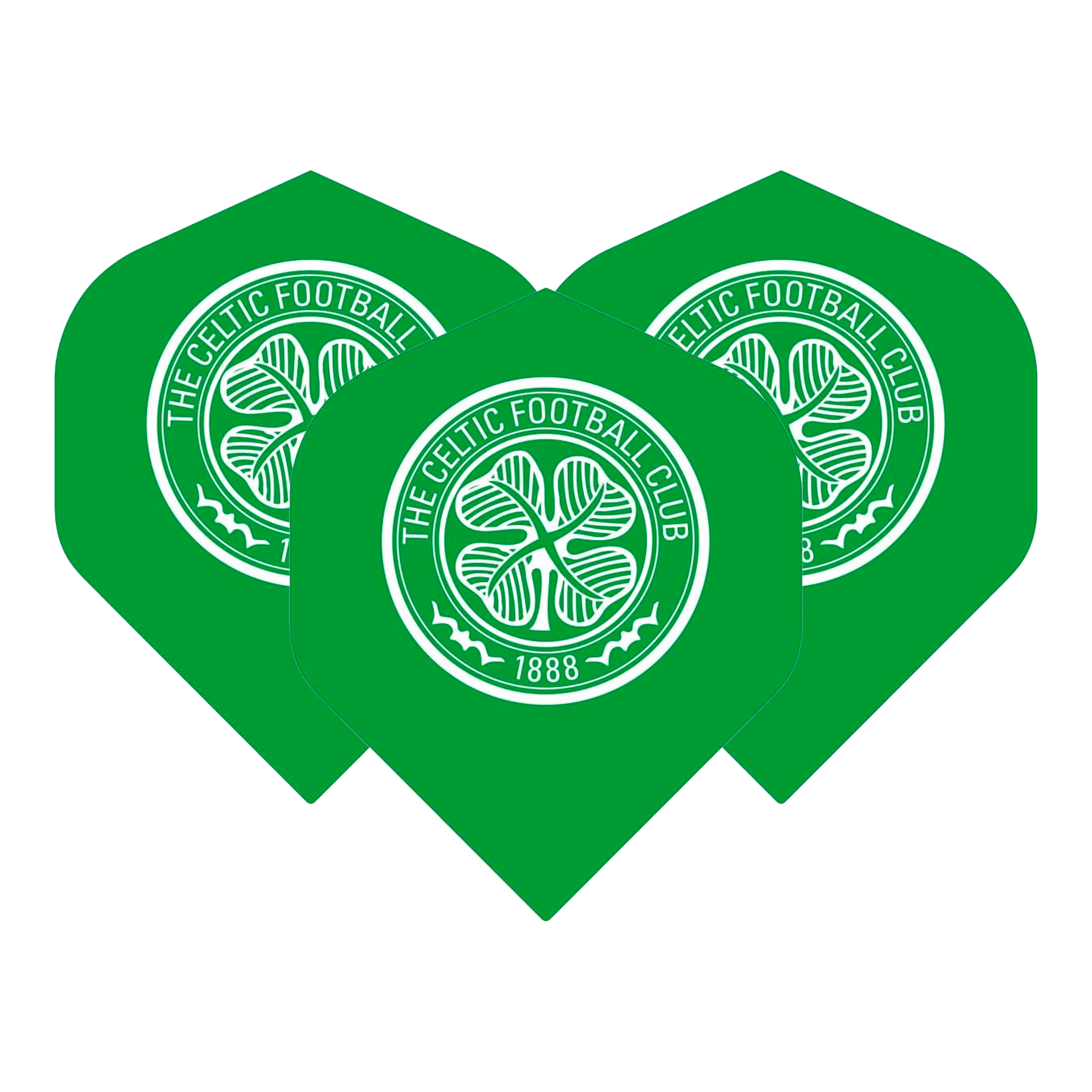 SPL Official Celtic FC - Dart Flights No. 2 / Badge Green Flights