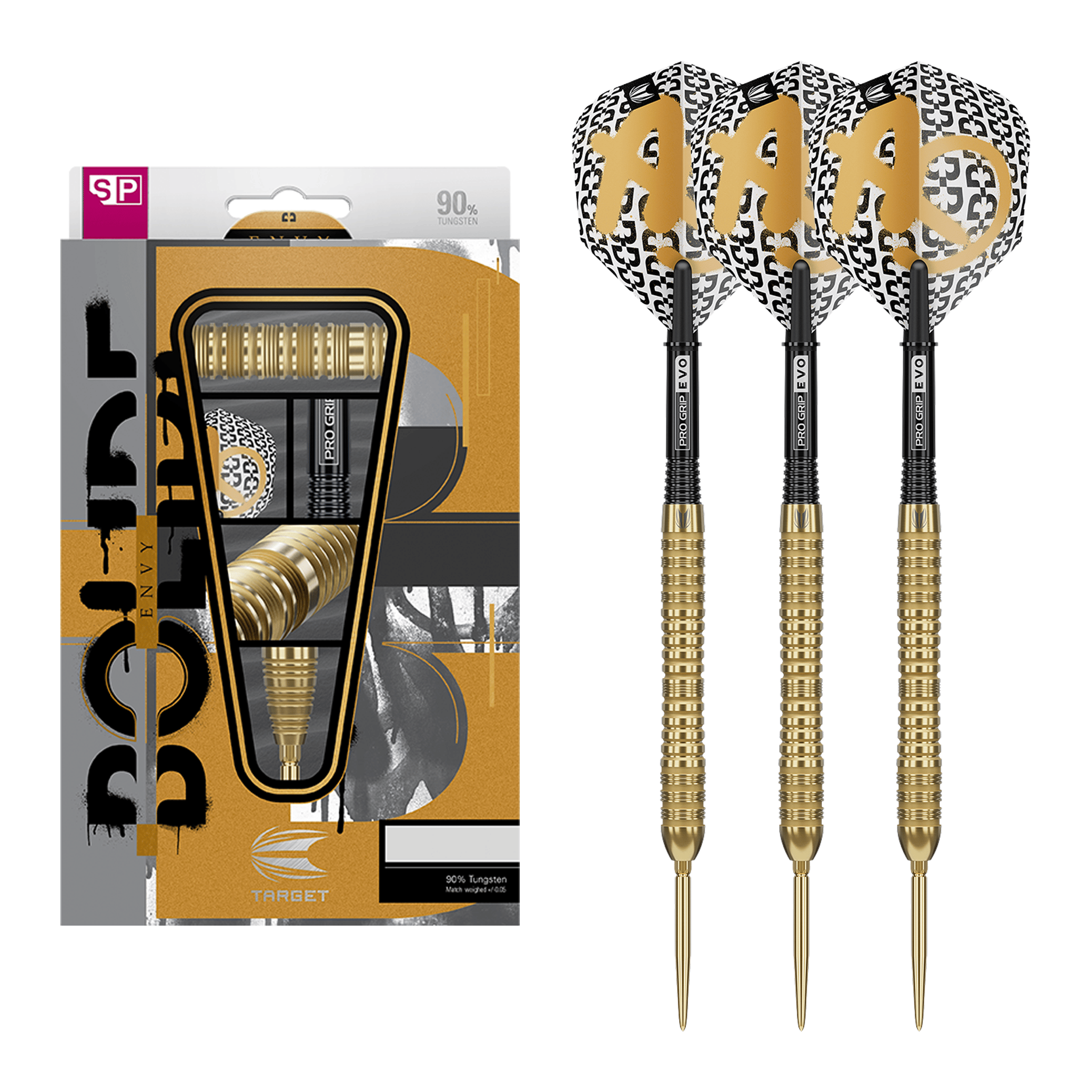Target Bolide Envy 04 Swiss Point - 90% Tungsten Steel Tip Darts 21 Grams Darts
