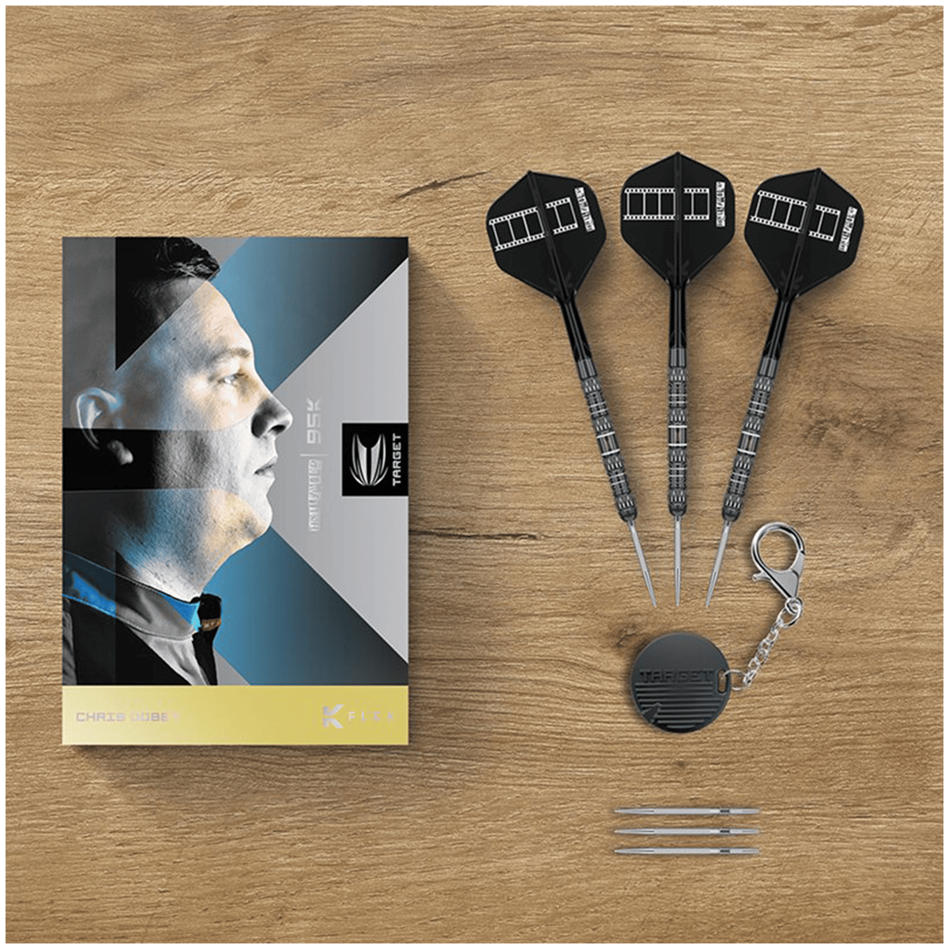 Target Chris Dobey 95K Swiss Point - 95% Tungsten Steel Tip Darts Darts