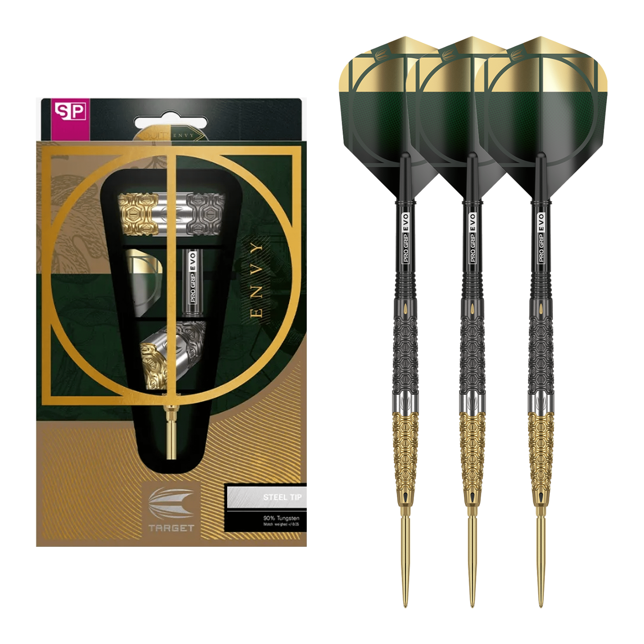Target Cult Envy 01 Swiss Point - 90% Tungsten Steel Tip Darts 21 Grams Darts
