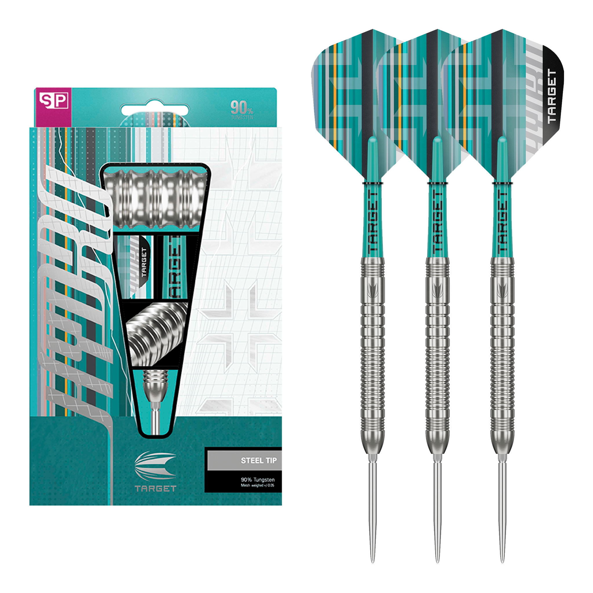 Target Hydro 03 Swiss Point - 90% Tungsten Steel Tip Darts 22 Grams Darts
