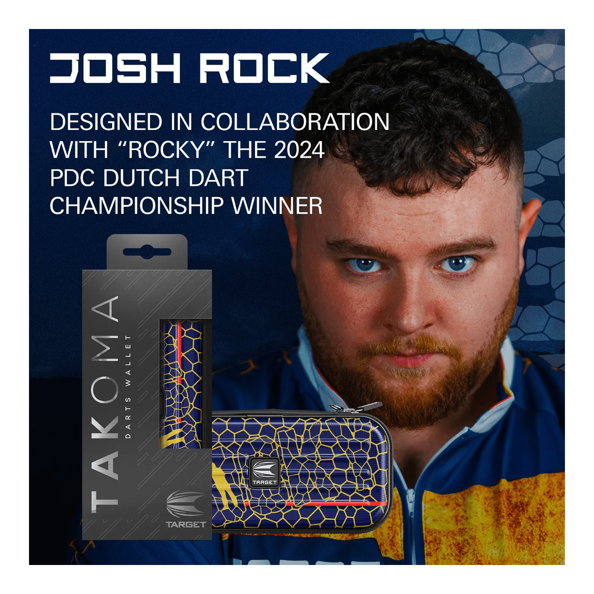 Target Josh Rock Takoma - Darts Case Purple Cases