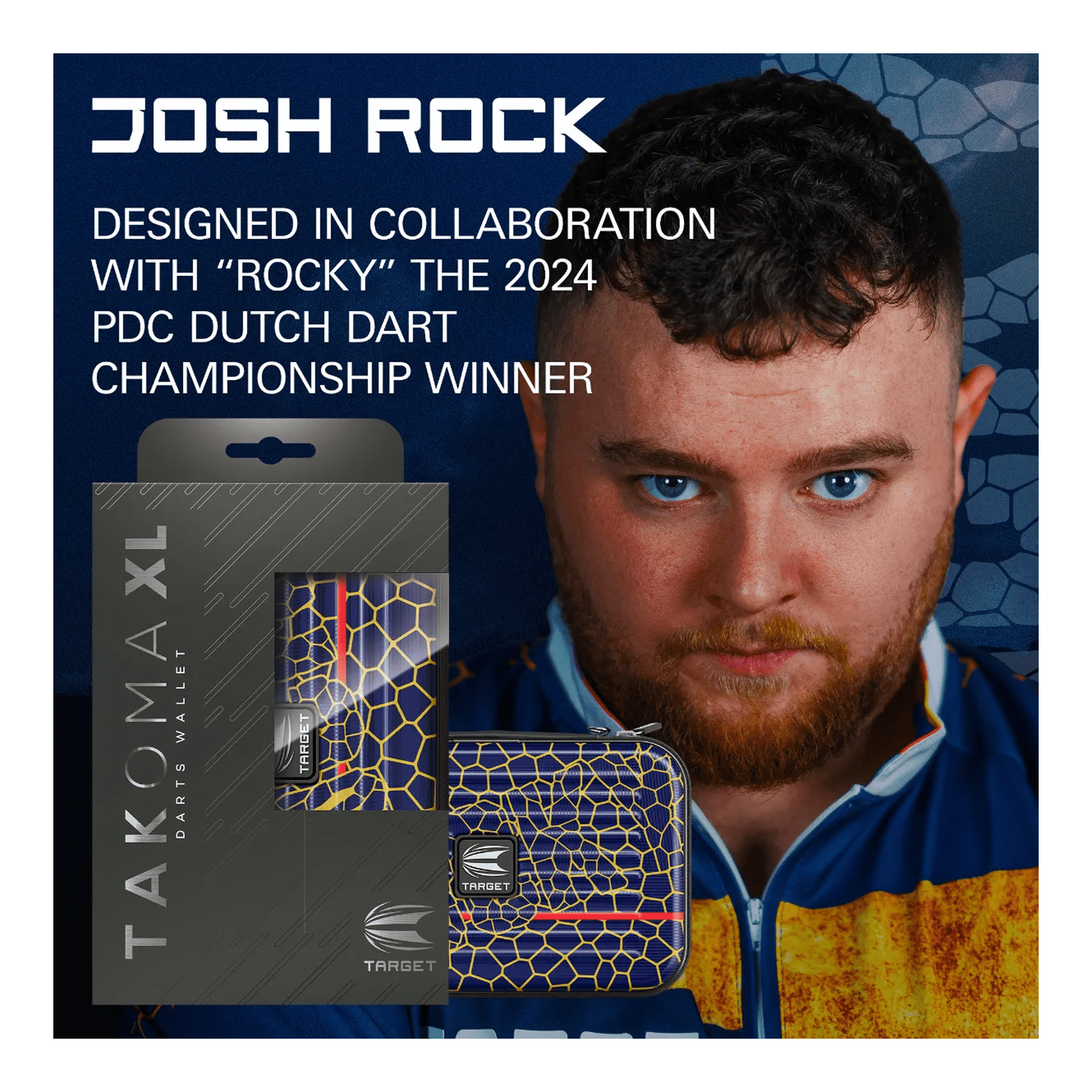 Target Josh Rock Takoma XL - Darts Case Purple Cases