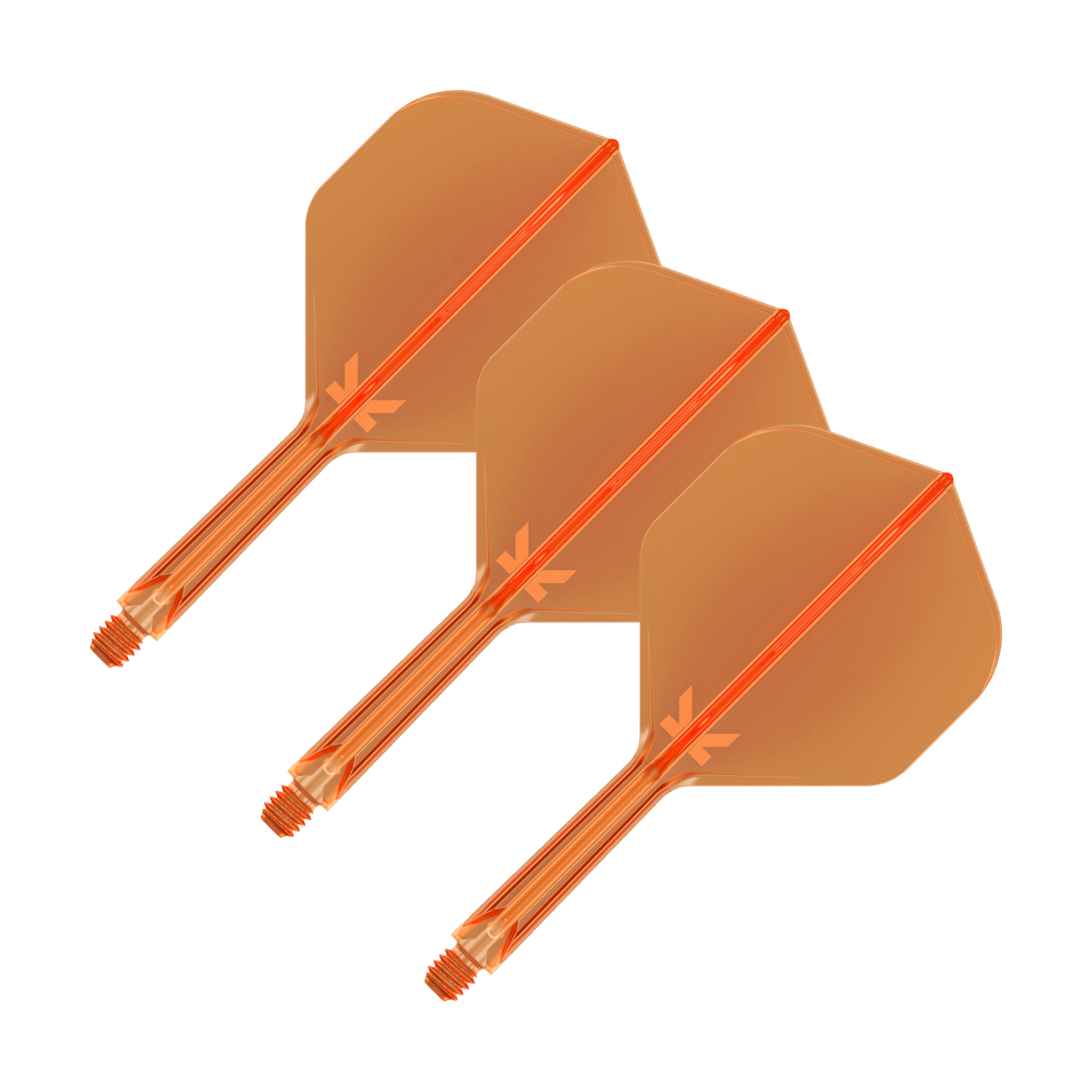 Target K-Flex - All In One Flight & Shaft No. 2 / Intermediate (26mm) / Neon Orange Flights & Shafts