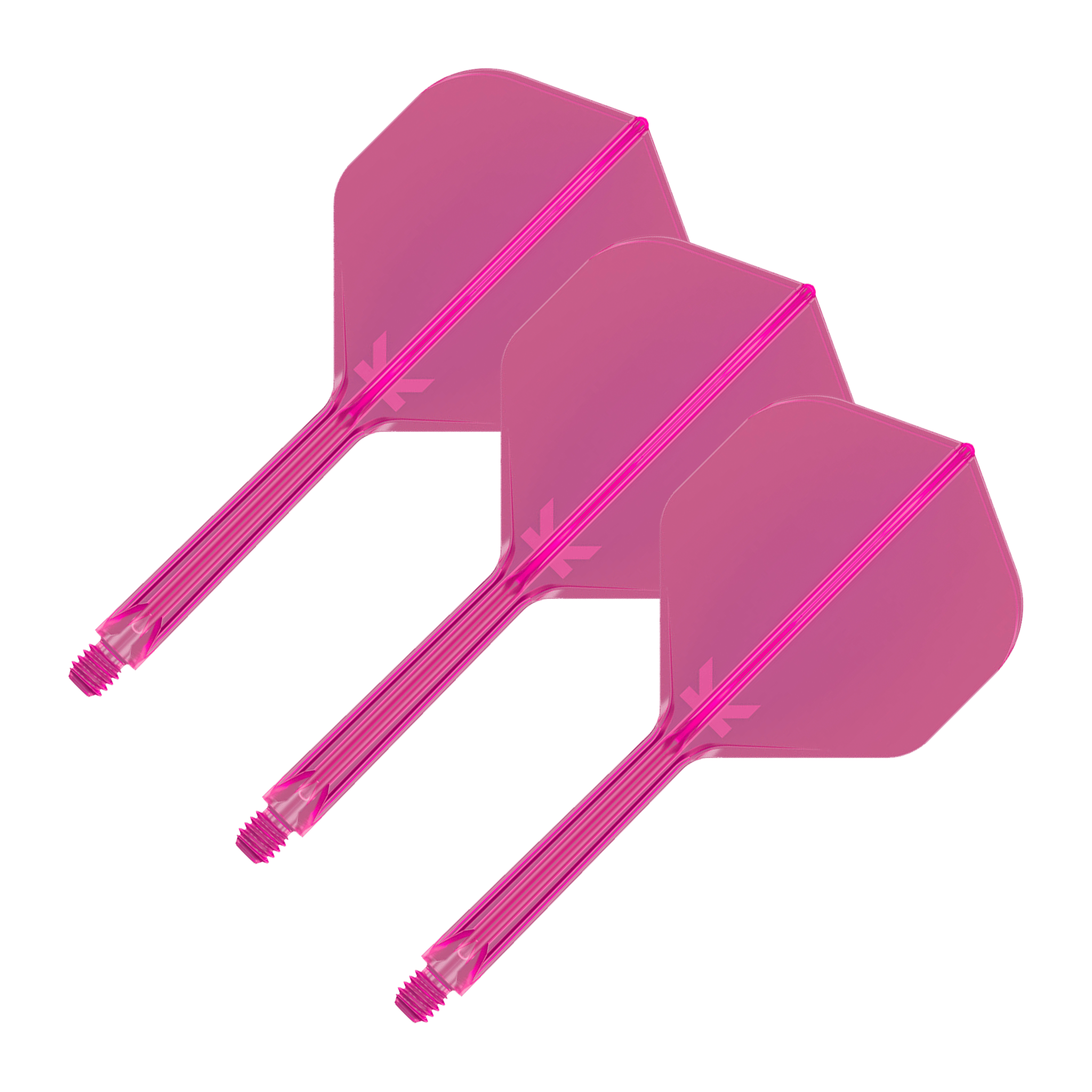 Target K-Flex - All In One Flight & Shaft No. 2 / Medium (33mm) / Neon Pink Flights & Shafts