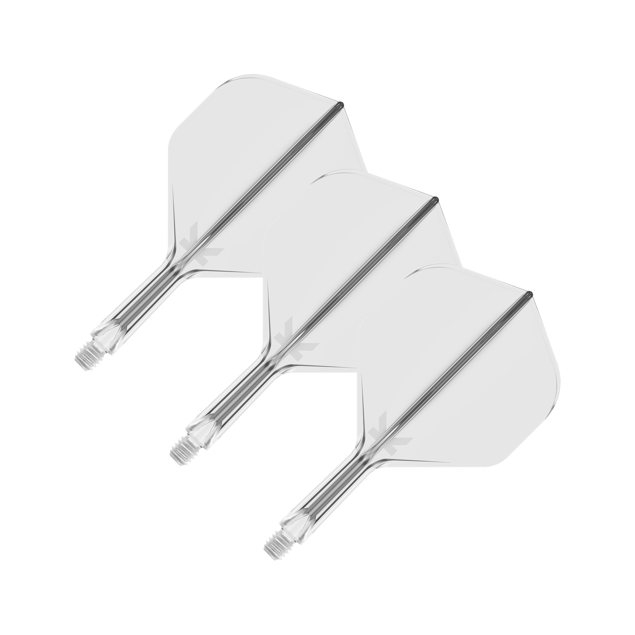 Target K-Flex - All In One Flight & Shaft No. 2 / Short (19mm) / Clear Flights & Shafts