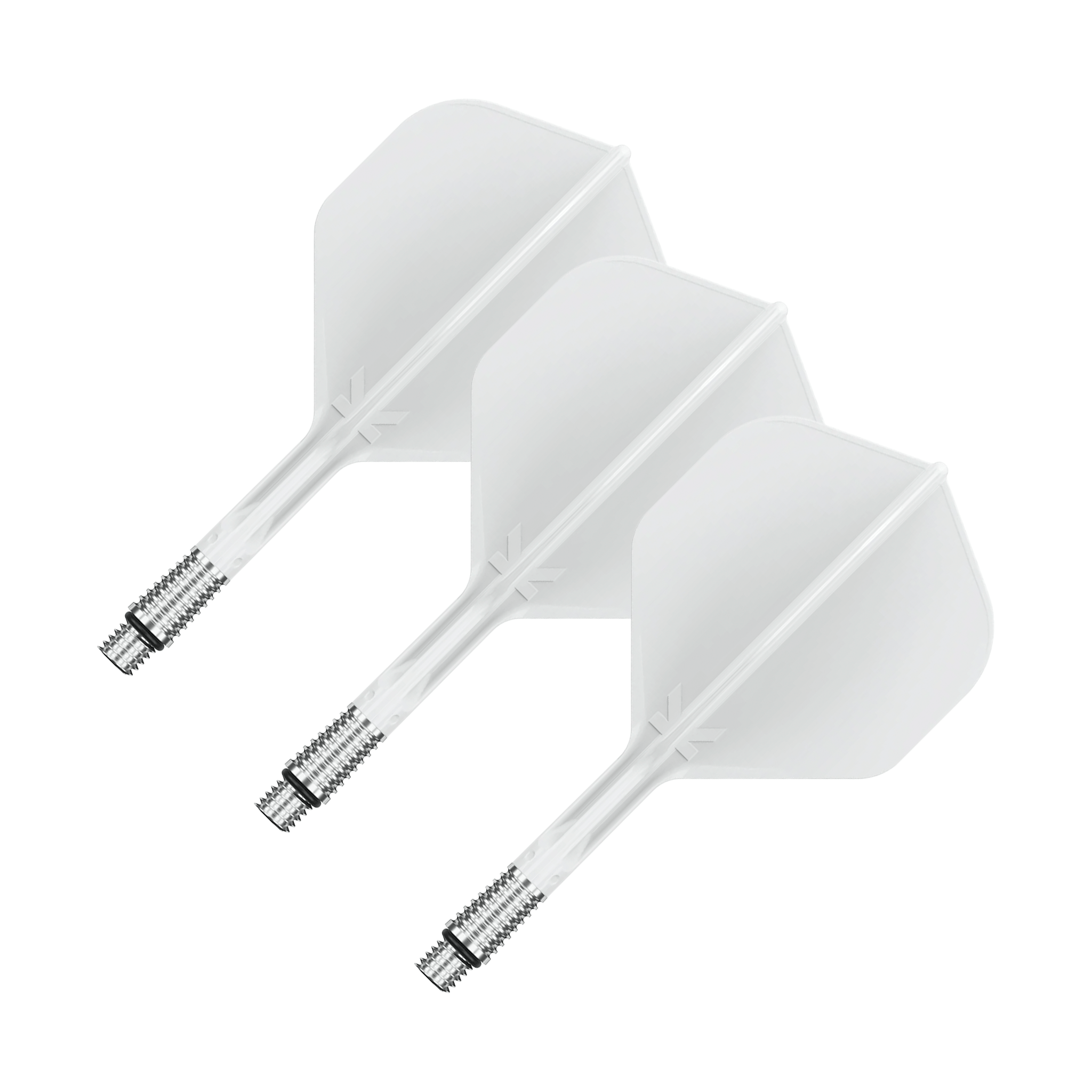 Target K-Shift - All In One Flight & Shaft No. 2 / Intermediate (26mm) / White Flights & Shafts