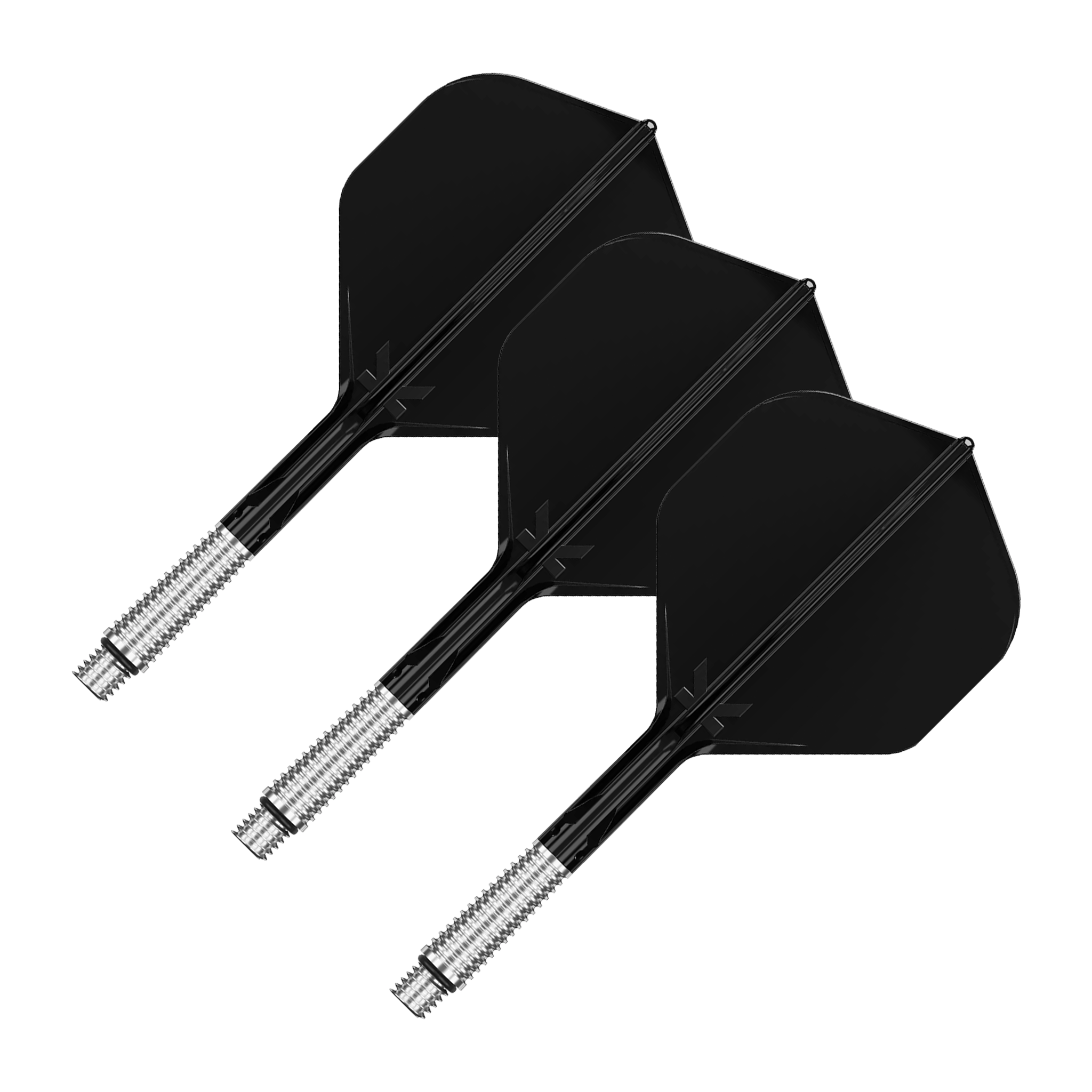 Target K-Shift - All In One Flight & Shaft No. 2 / Medium (33mm) / Black Flights & Shafts