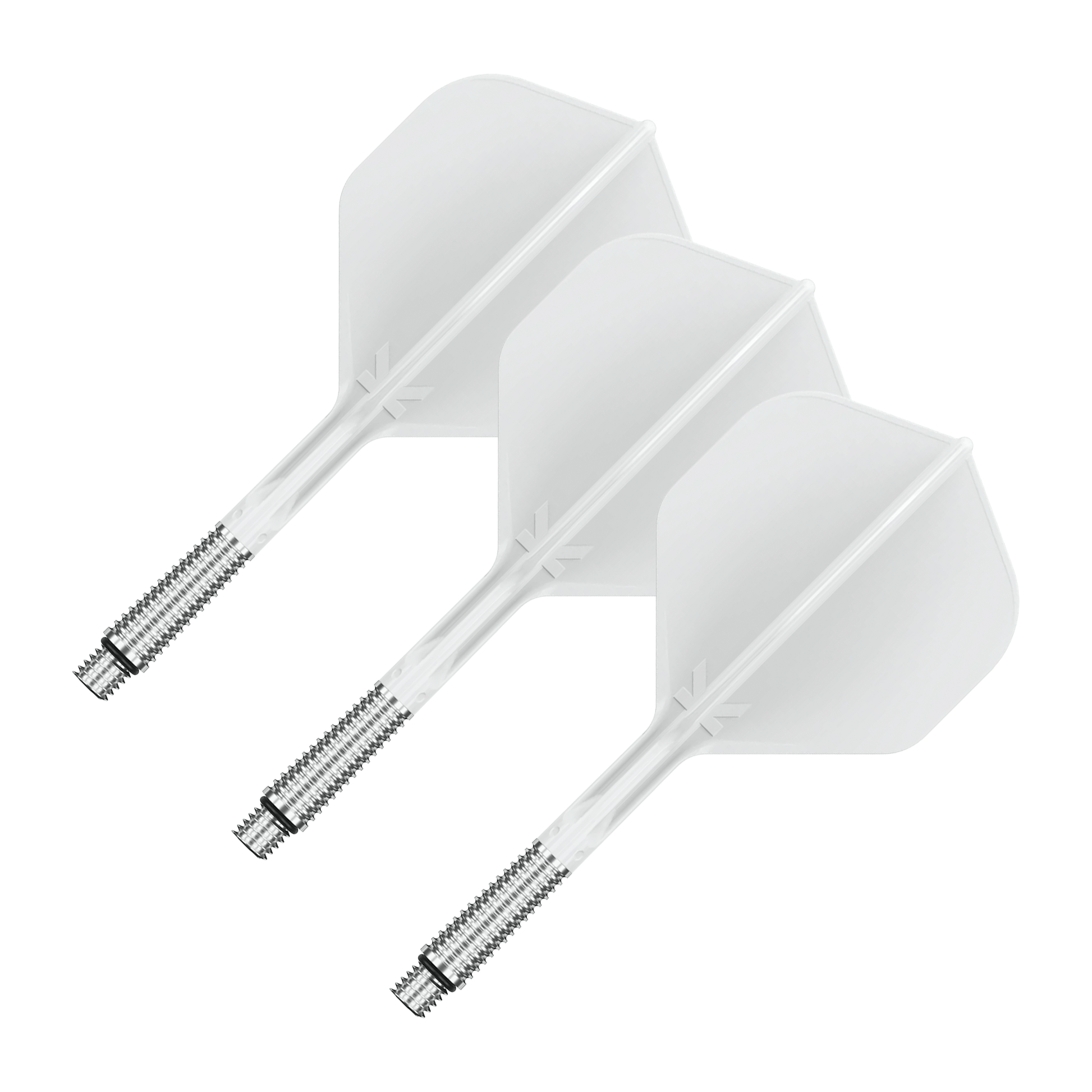 Target K-Shift - All In One Flight & Shaft No. 2 / Medium (33mm) / White Flights & Shafts