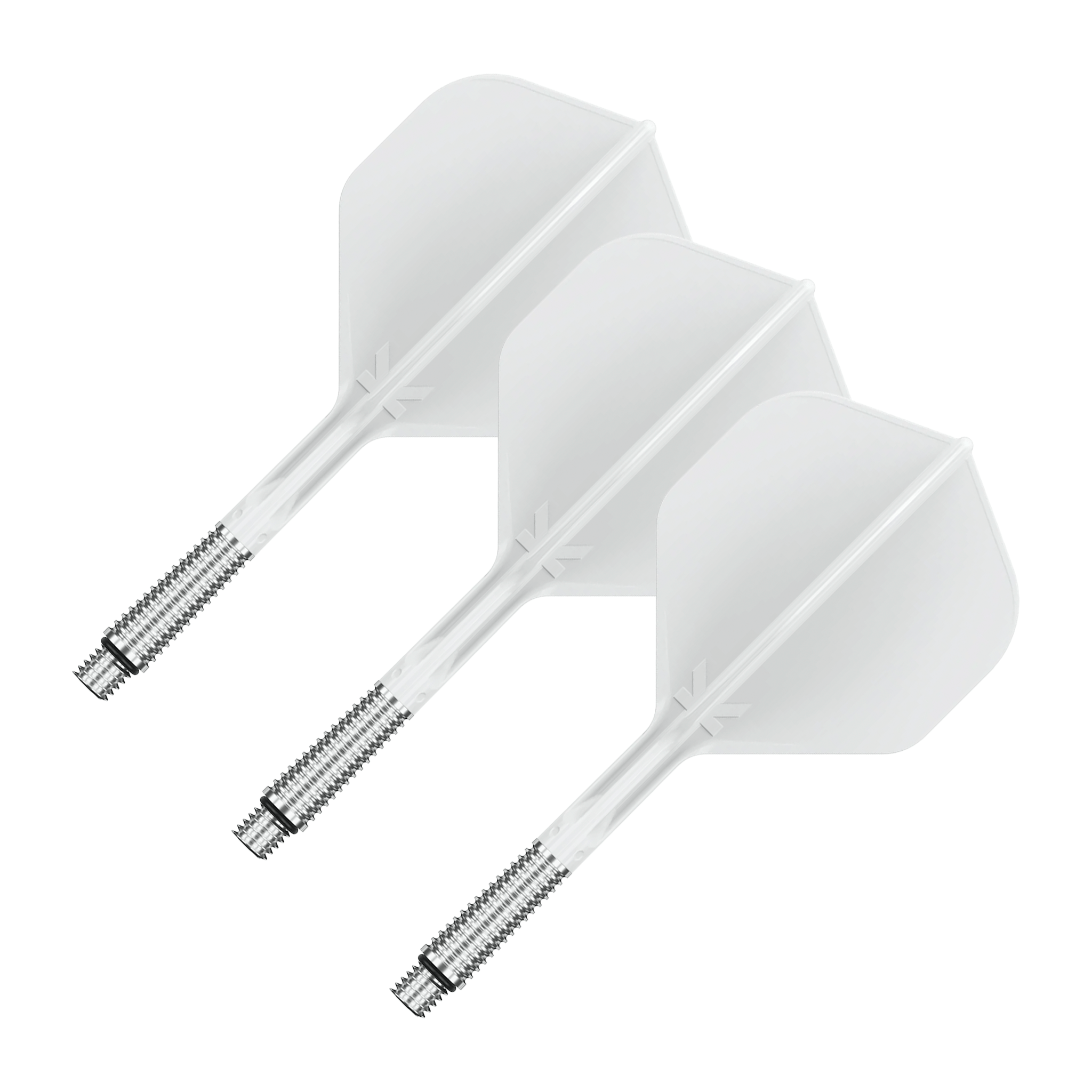 Target K-Shift - All In One Flight & Shaft No. 2 / Medium (33mm) / White Flights & Shafts