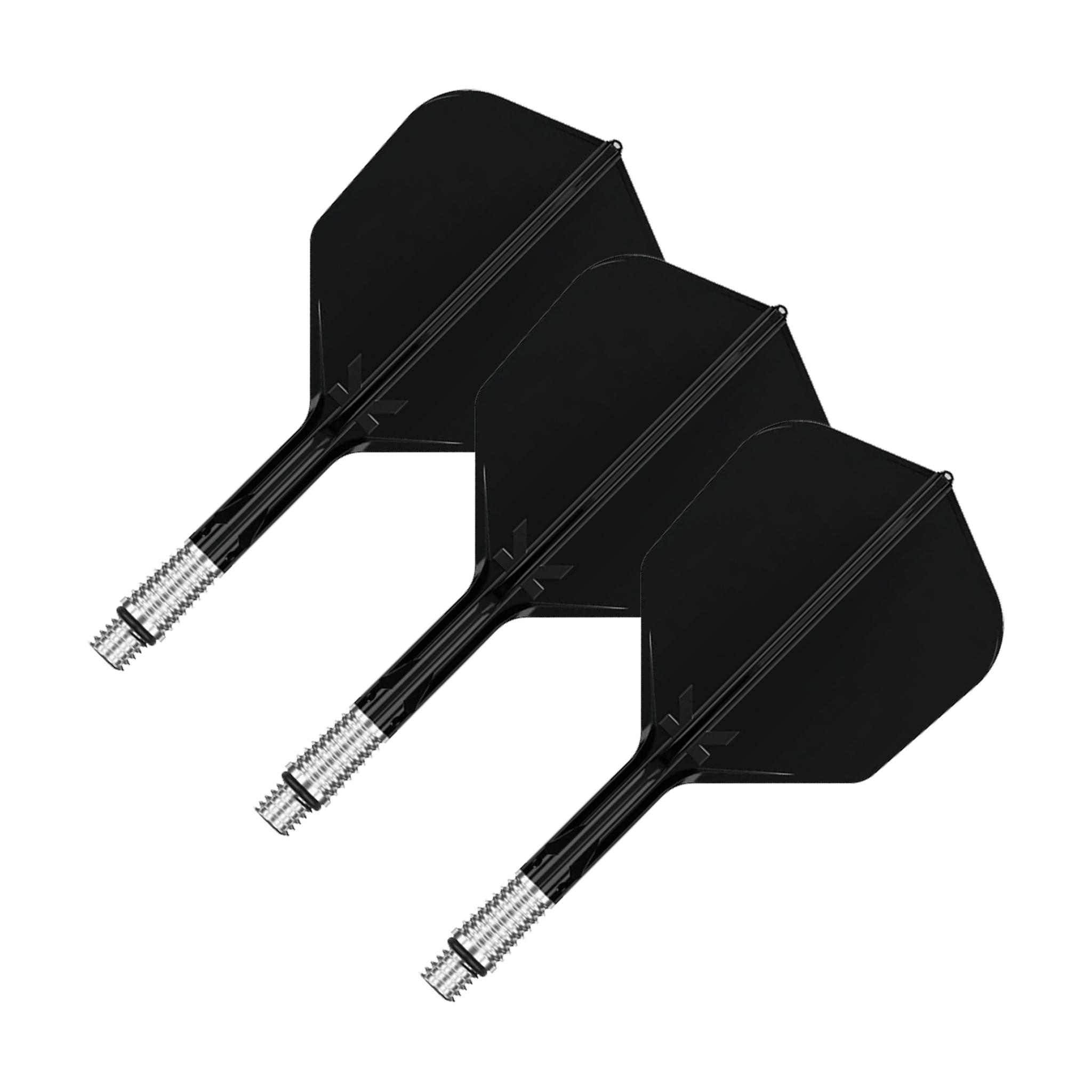 Target K-Shift - All In One Flight & Shaft No. 6 / Intermediate (26mm) / Black Flights & Shafts