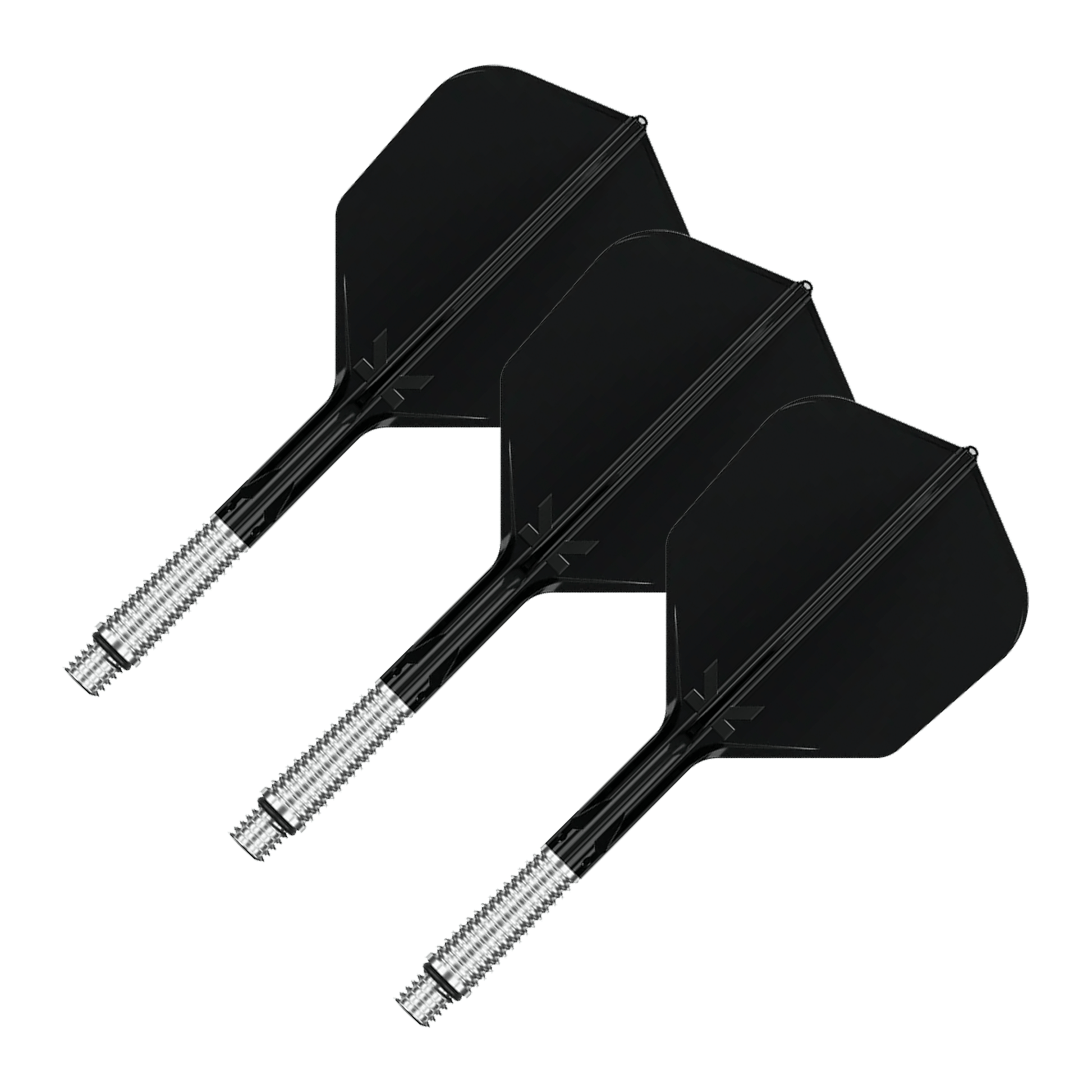 Target K-Shift - All In One Flight & Shaft No. 6 / Medium (33mm) / Black Flights & Shafts