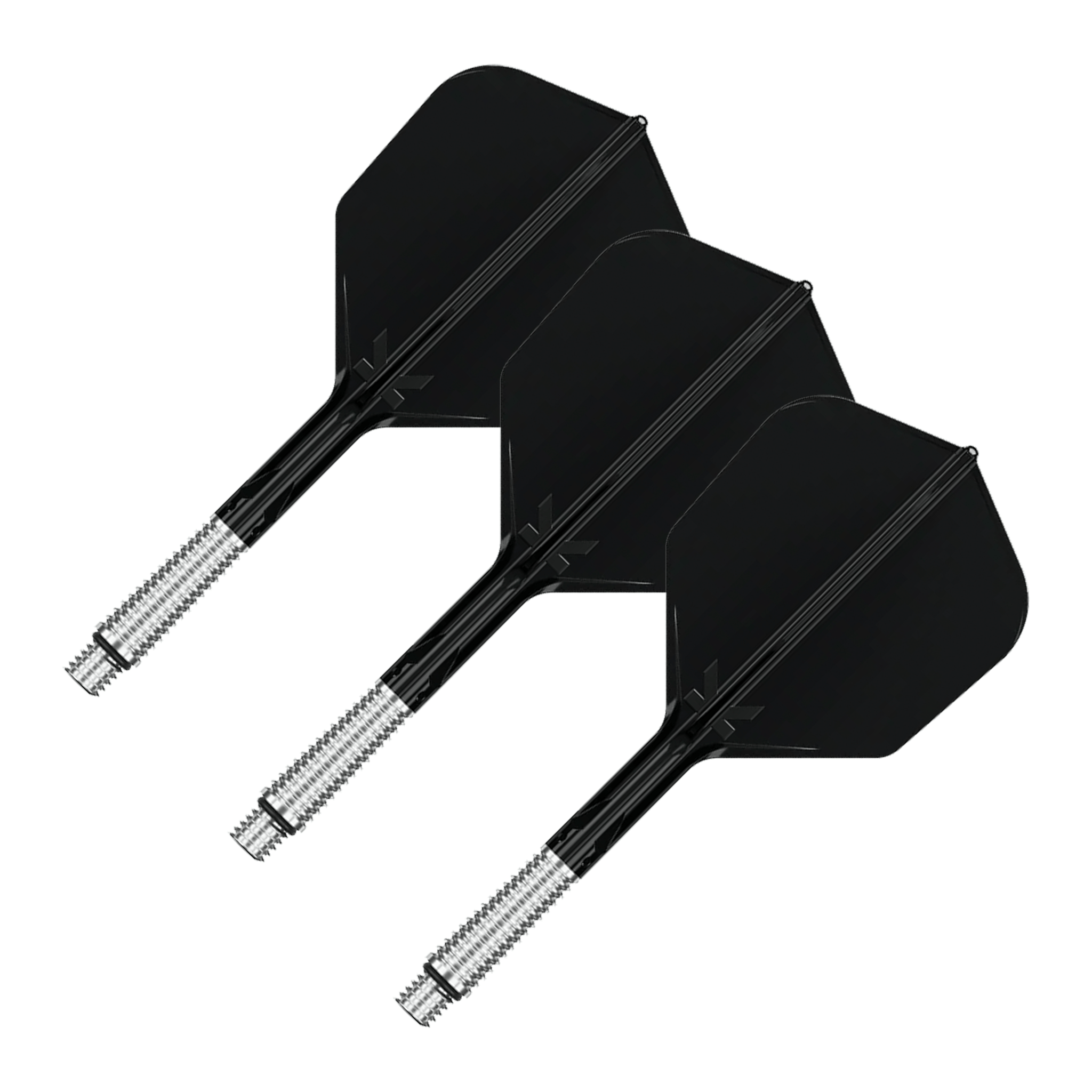 Target K-Shift - All In One Flight & Shaft No. 6 / Medium (33mm) / Black Flights & Shafts
