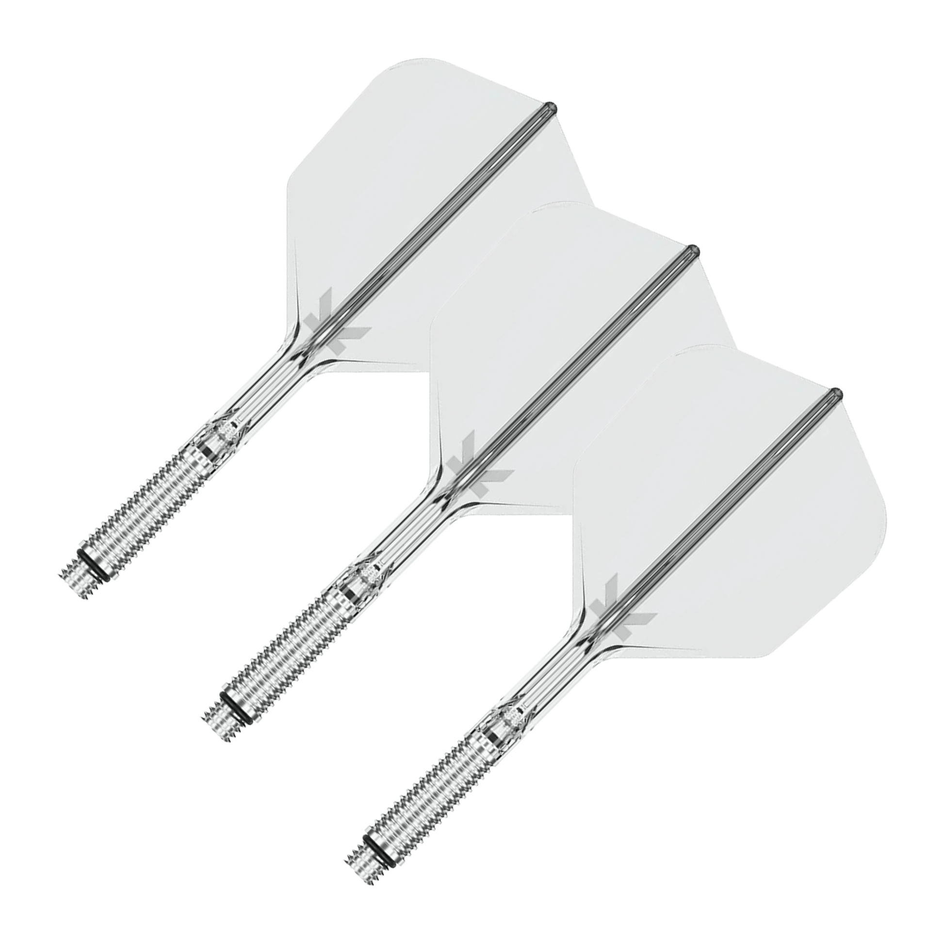 Target K-Shift - All In One Flight & Shaft No. 6 / Medium (33mm) / Clear Flights & Shafts
