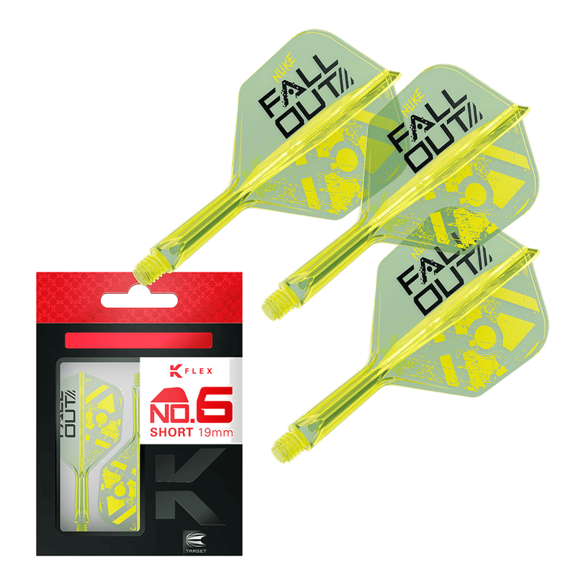 Target Luke Littler Fallout K-Flex - All In One Flight & Shaft All In One Dart Flights