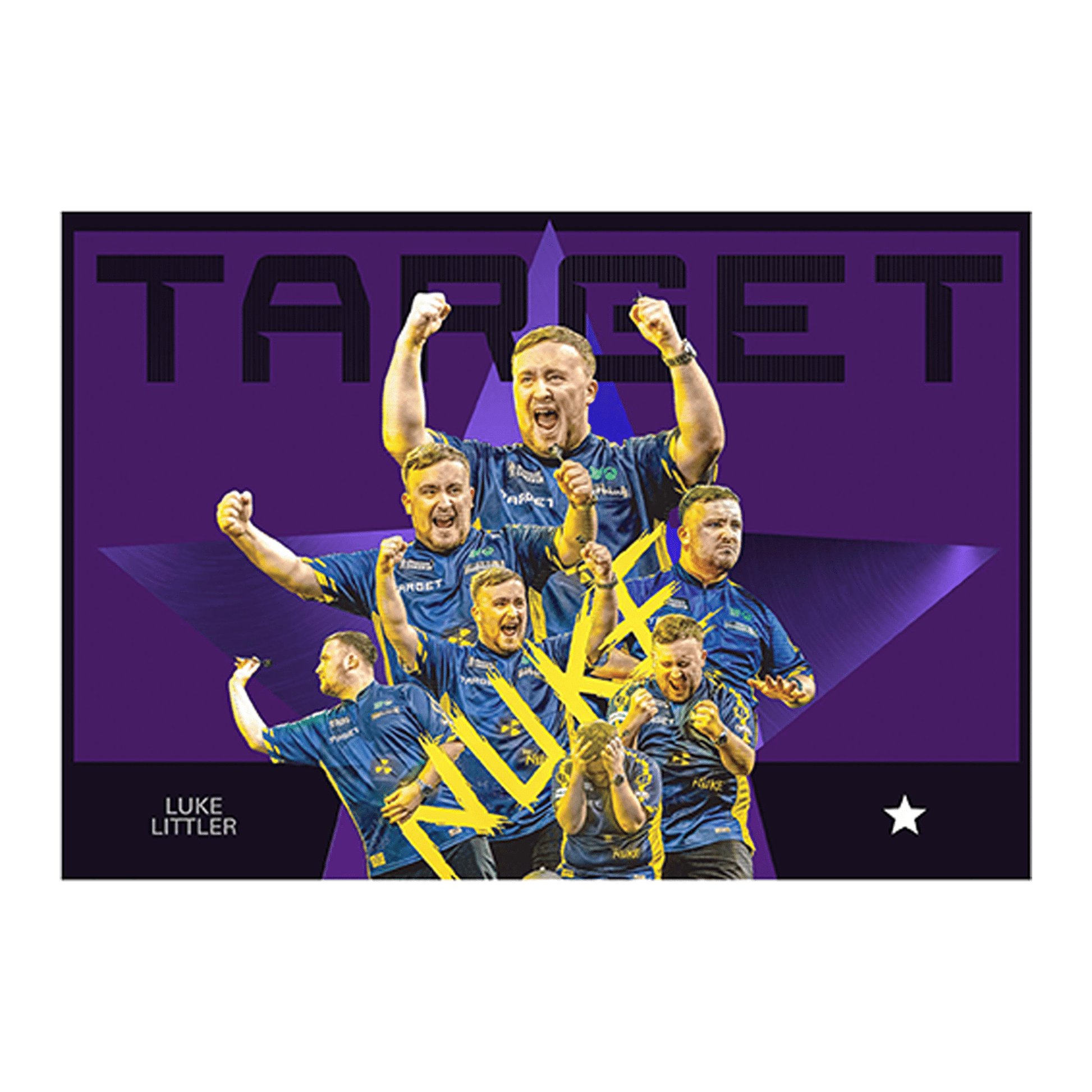 Target Luke Littler World Champion Swiss Point - 90% Tungsten Steel Tip Darts 23 Grams Darts