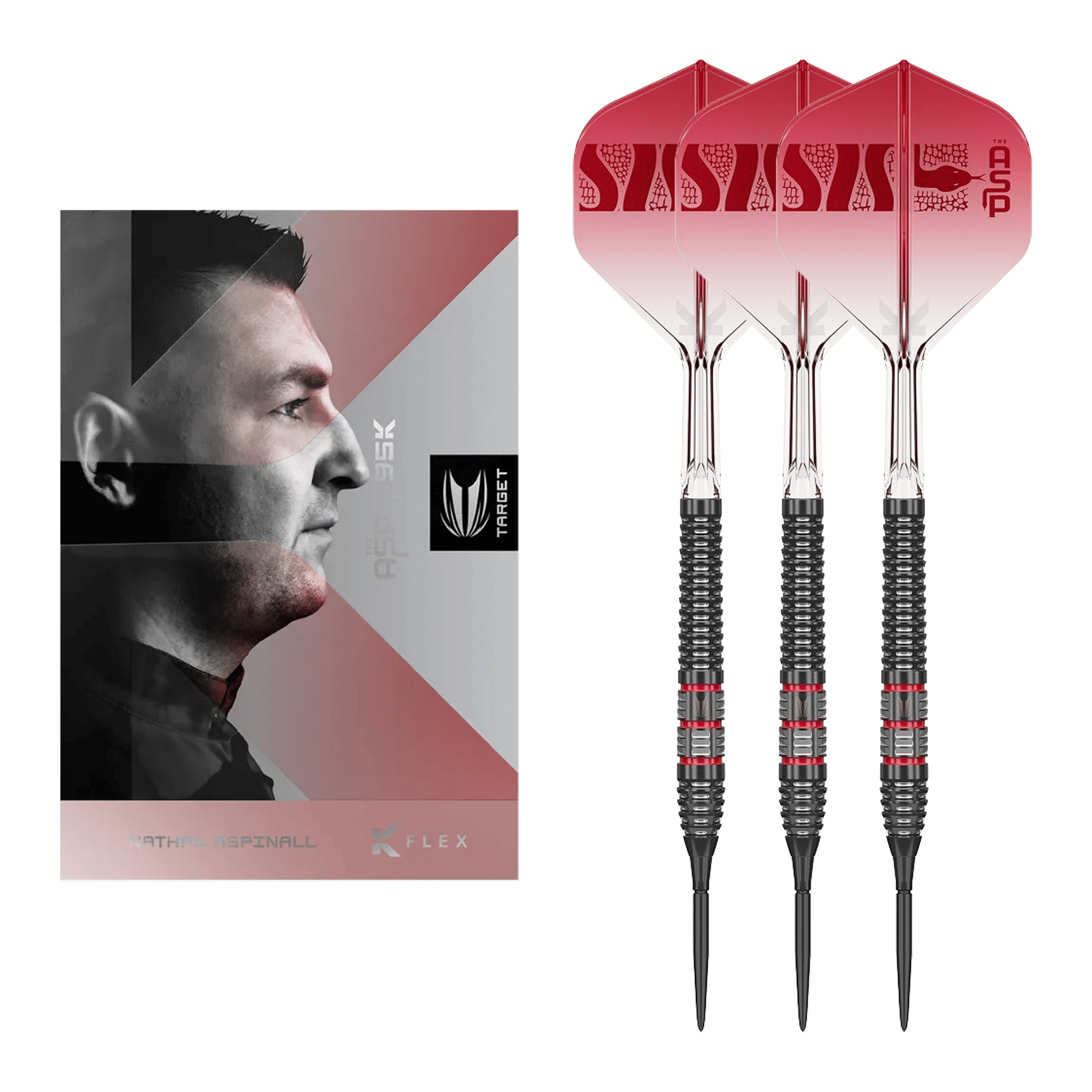 Target Nathan Aspinall 95K Swiss Point - 95% Tungsten Steel Tip Darts 22 Grams Darts