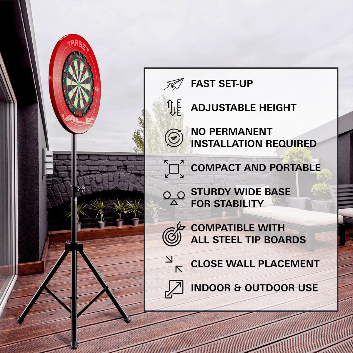 Target Portable Dartboard Stand Stands