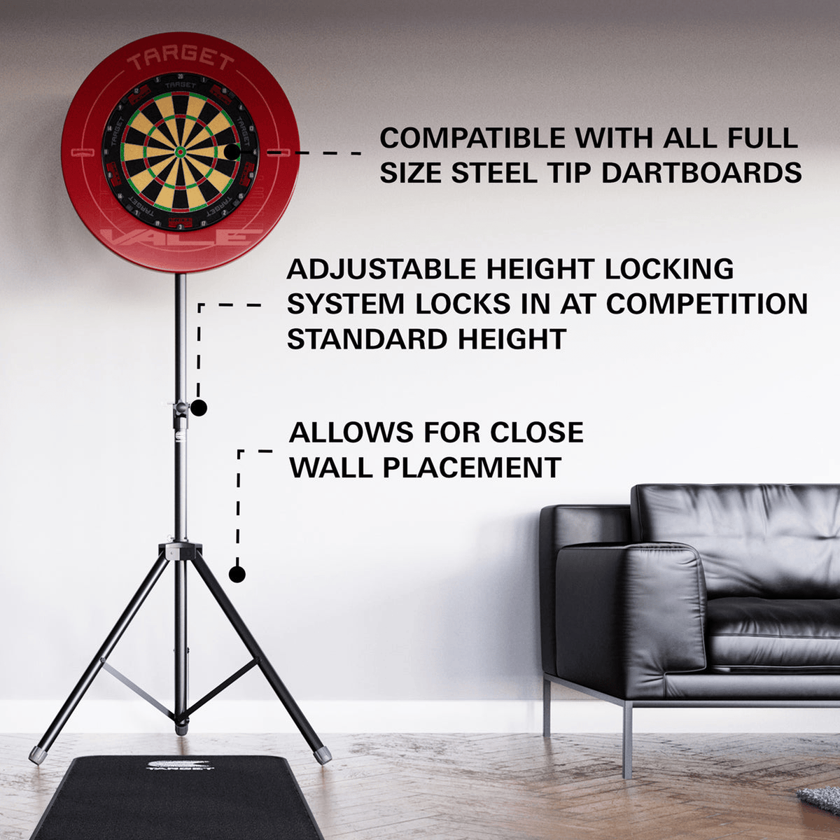 Target Portable Dartboard Stand Stands