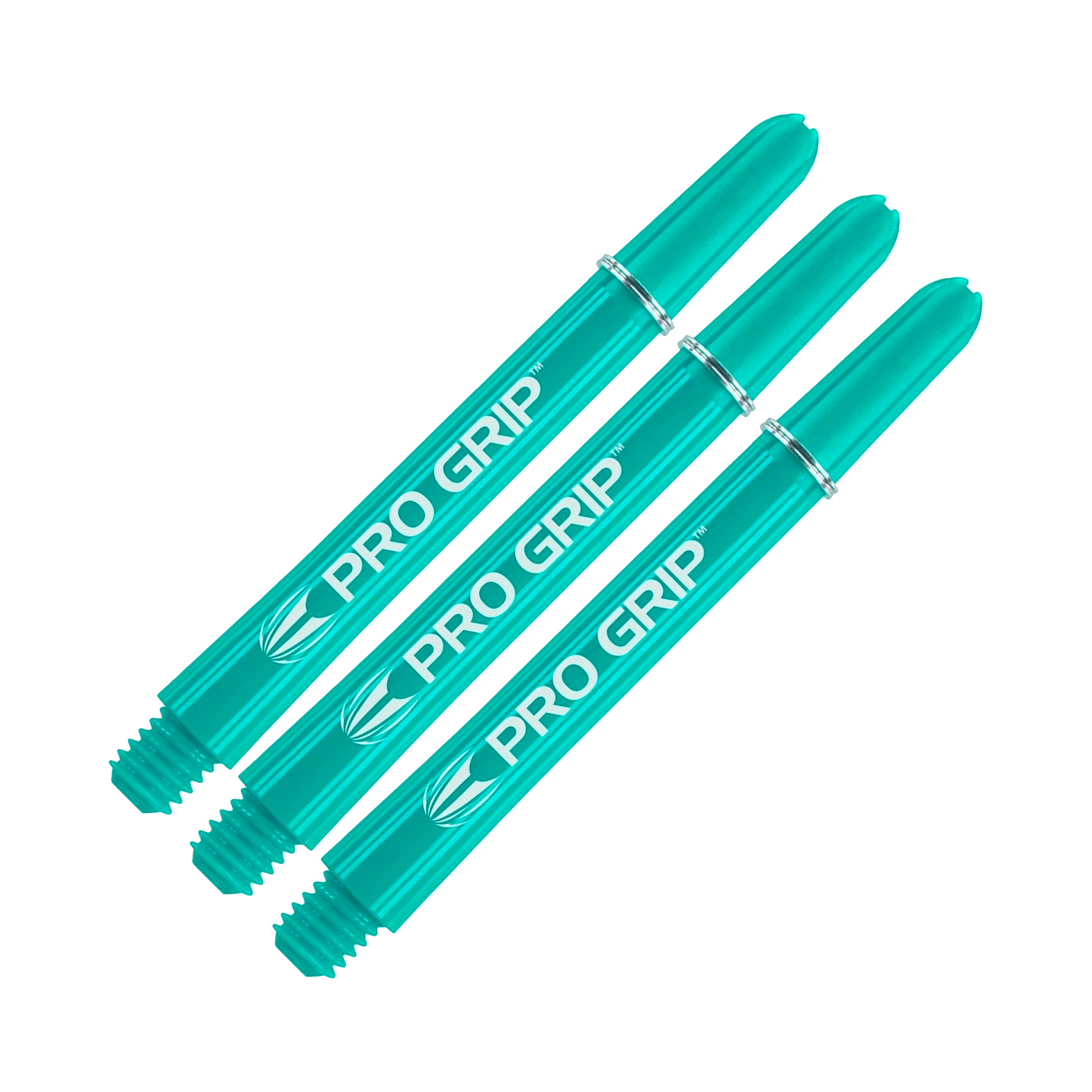 Target Pro Grip Multi Pack - Nylon Dart Shafts (3 Sets) Aqua / Medium (48mm) Shafts