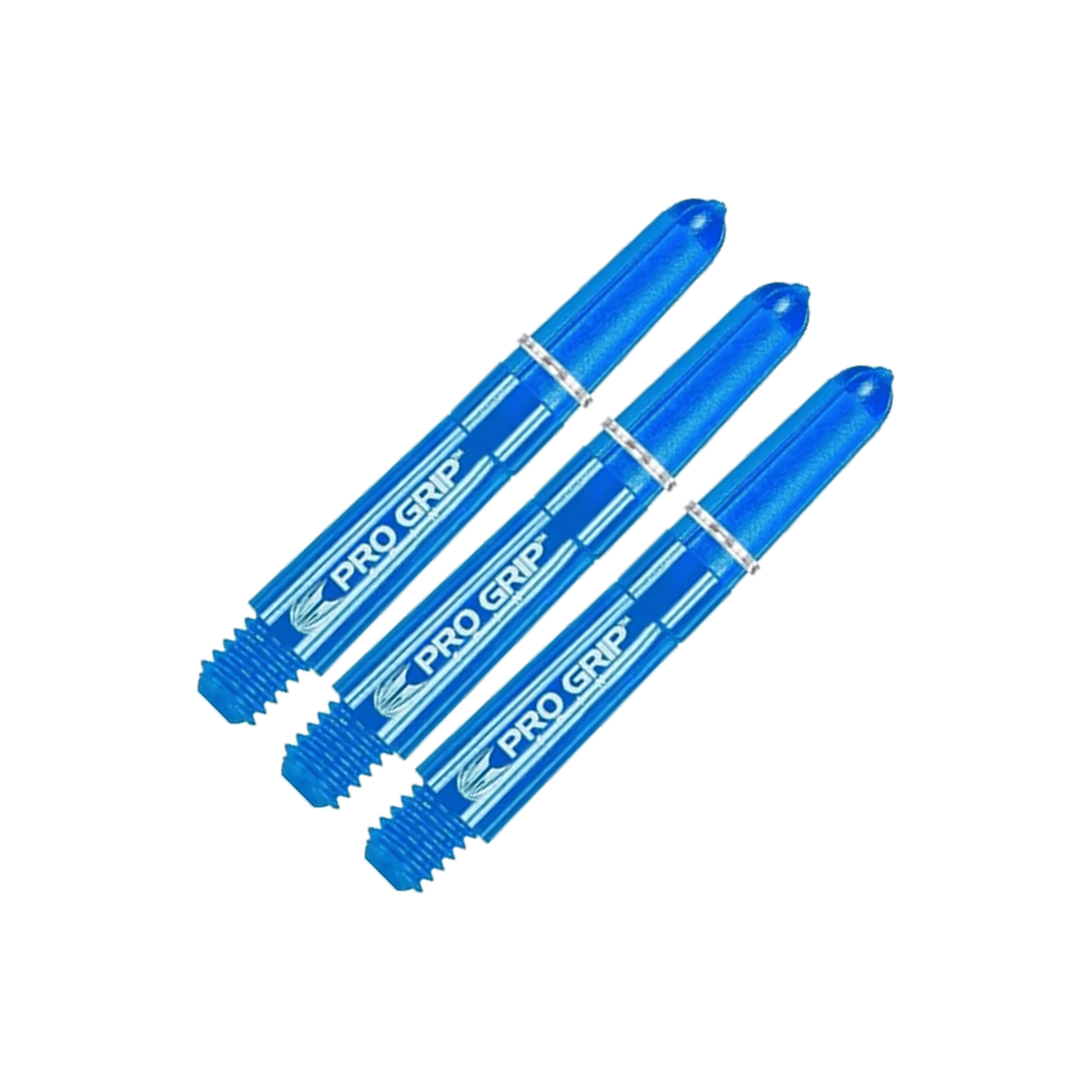 Target Pro Grip Spin Multi Pack - Nylon Dart Shafts (3 Sets) Short (34mm) / Blue Shafts