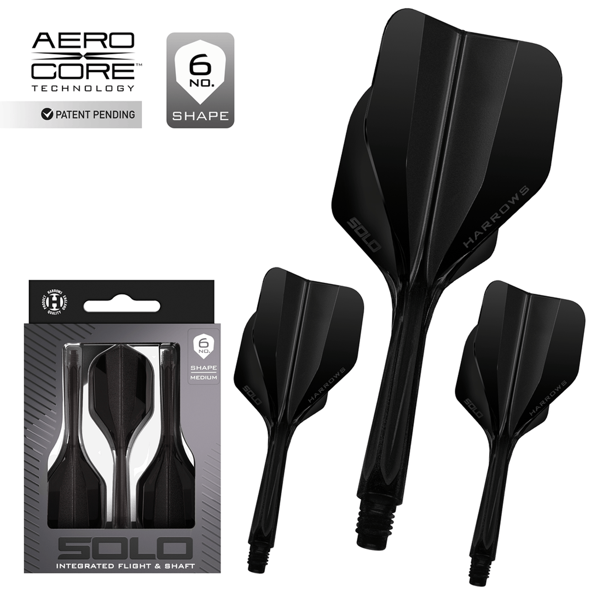 Target Solo - All In One Flight & Shaft Flights & Shafts
